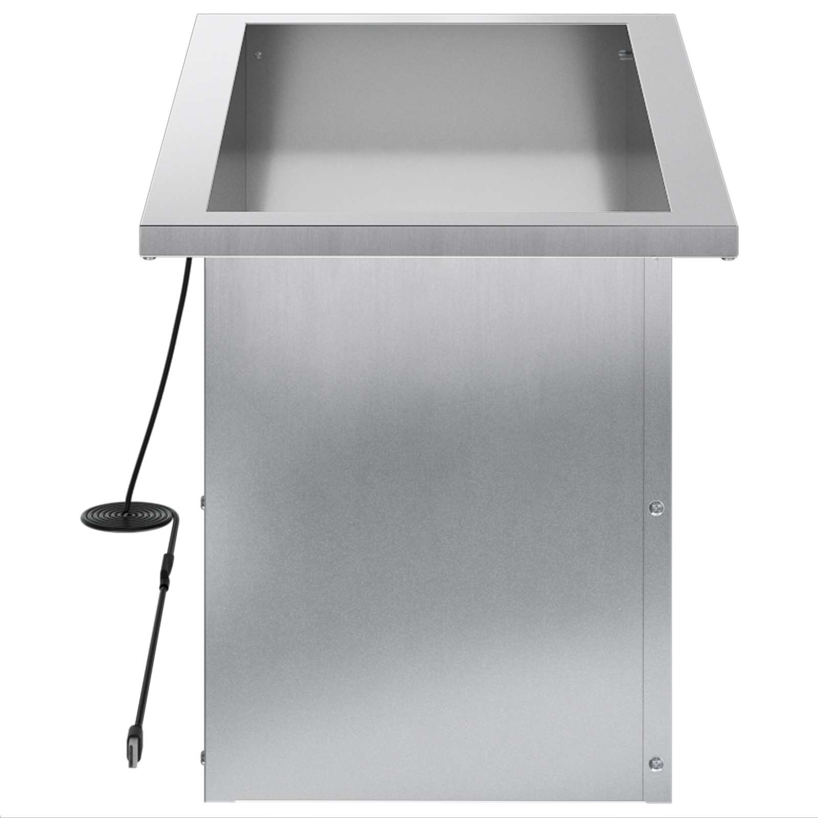 Plantenbak met led 2 st zilver 30 x 60 x 30 cm image 6