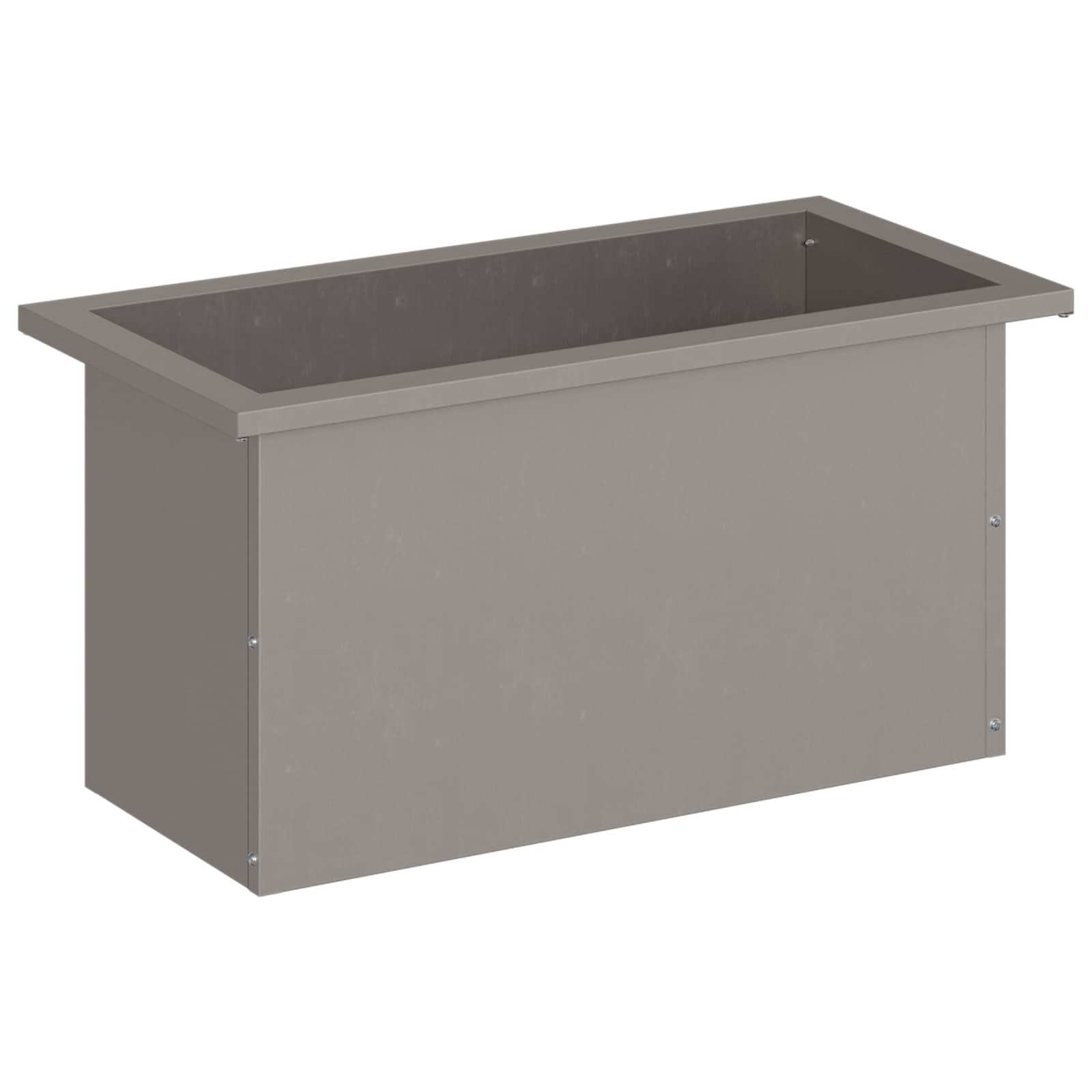 Plantenbak met led Roestkleurig 30 x 60 x 30 cm weervast staal image 5
