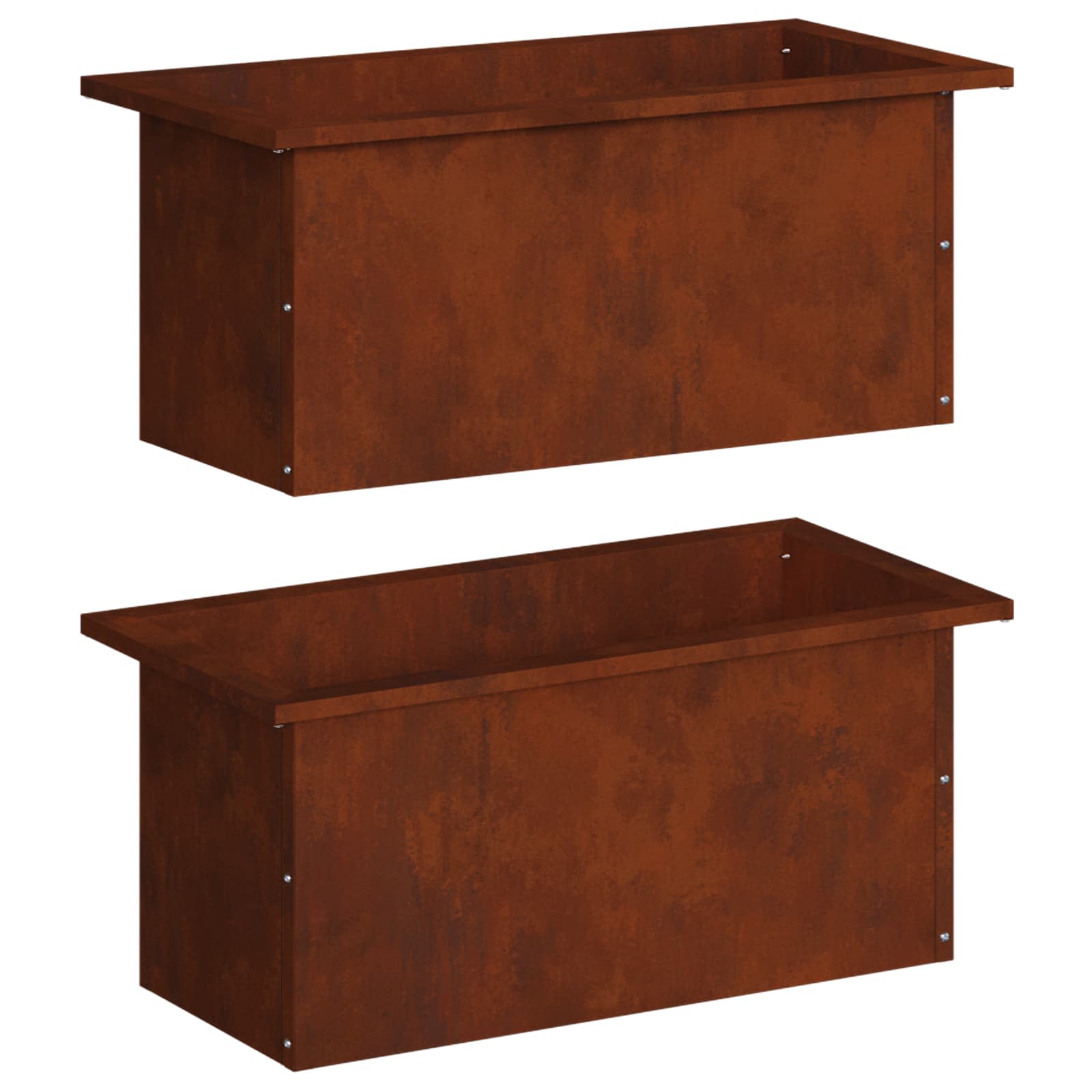 Plantenbak met led 2 st Roestkleurig 30 x 60 x 30 cm image 4