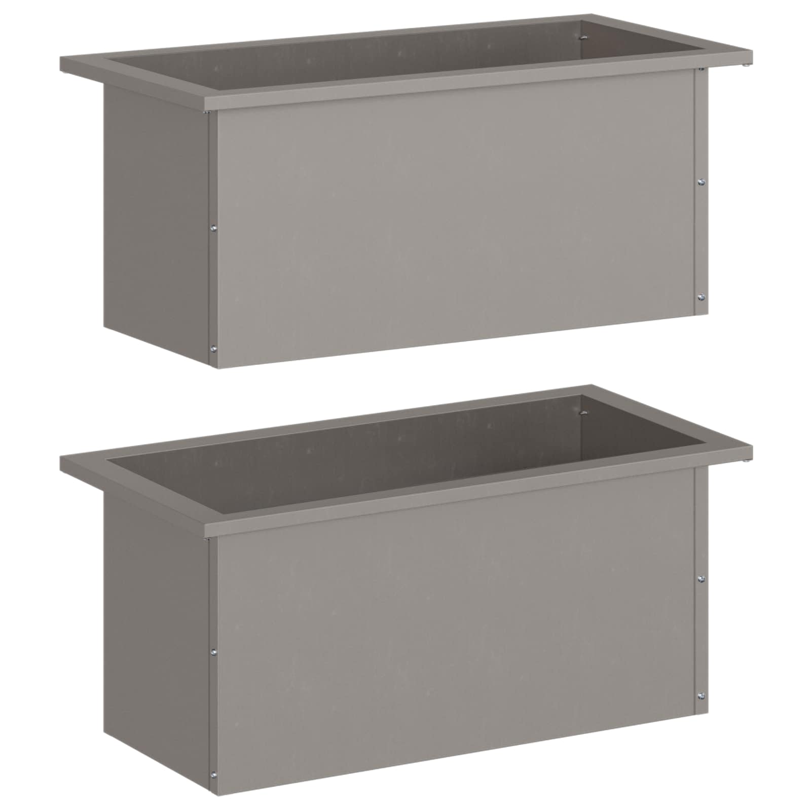 Plantenbak met led 2 st Roestkleurig 30 x 60 x 30 cm image 5
