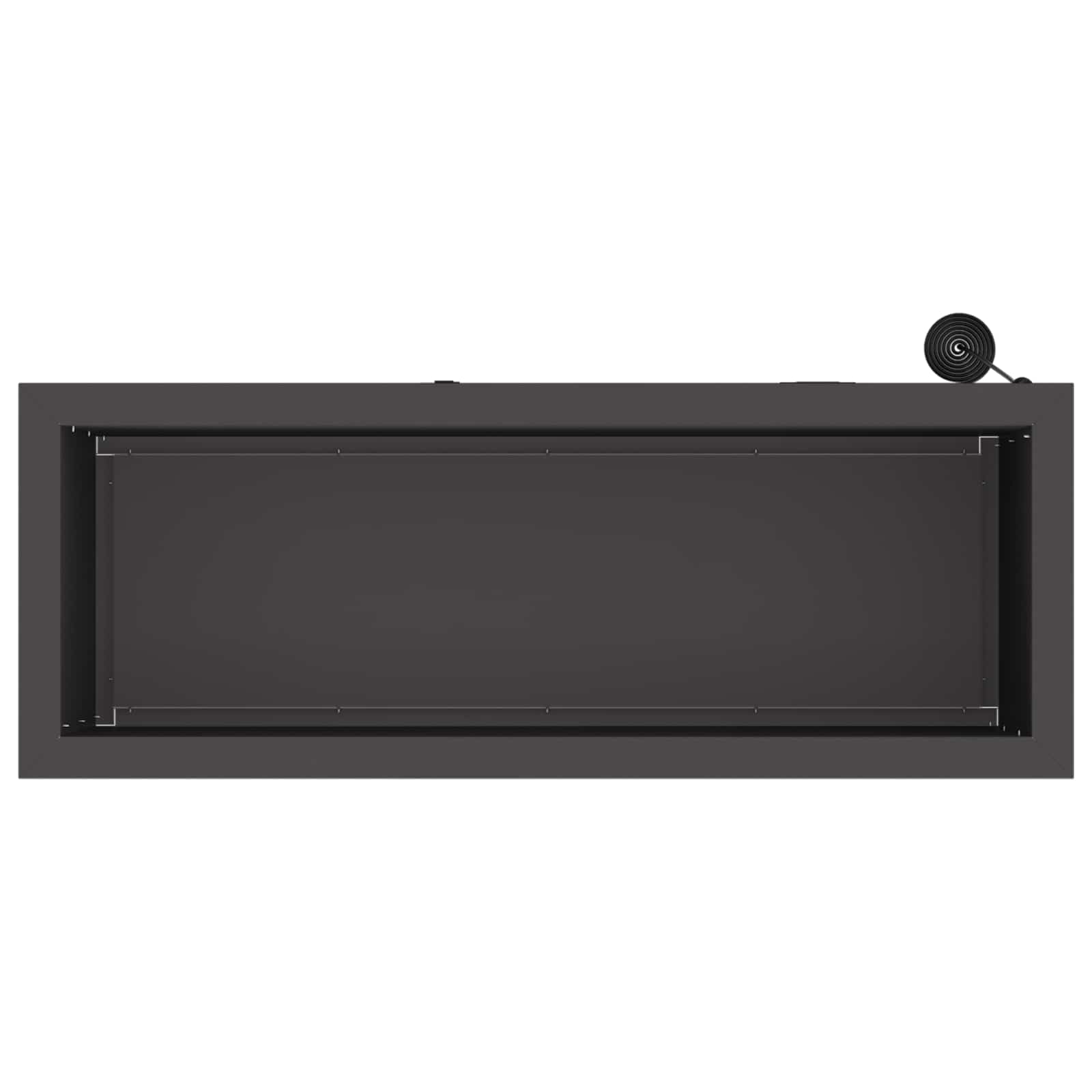 Plantenbak met led Zwart 30 x 80 x 30 cm Staal image 8