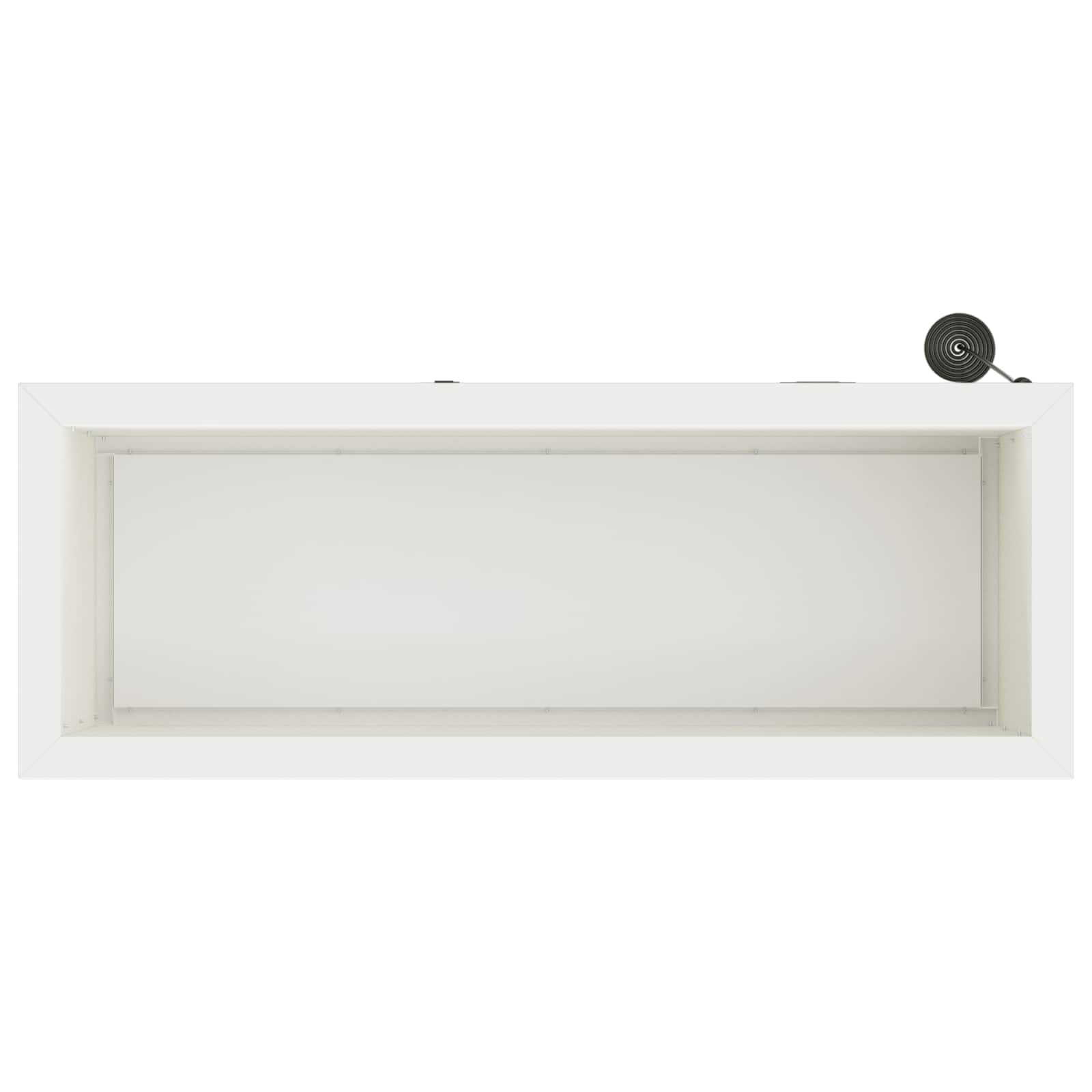 Plantenbak met led Wit 30 x 80 x 30 cm Staal image 8