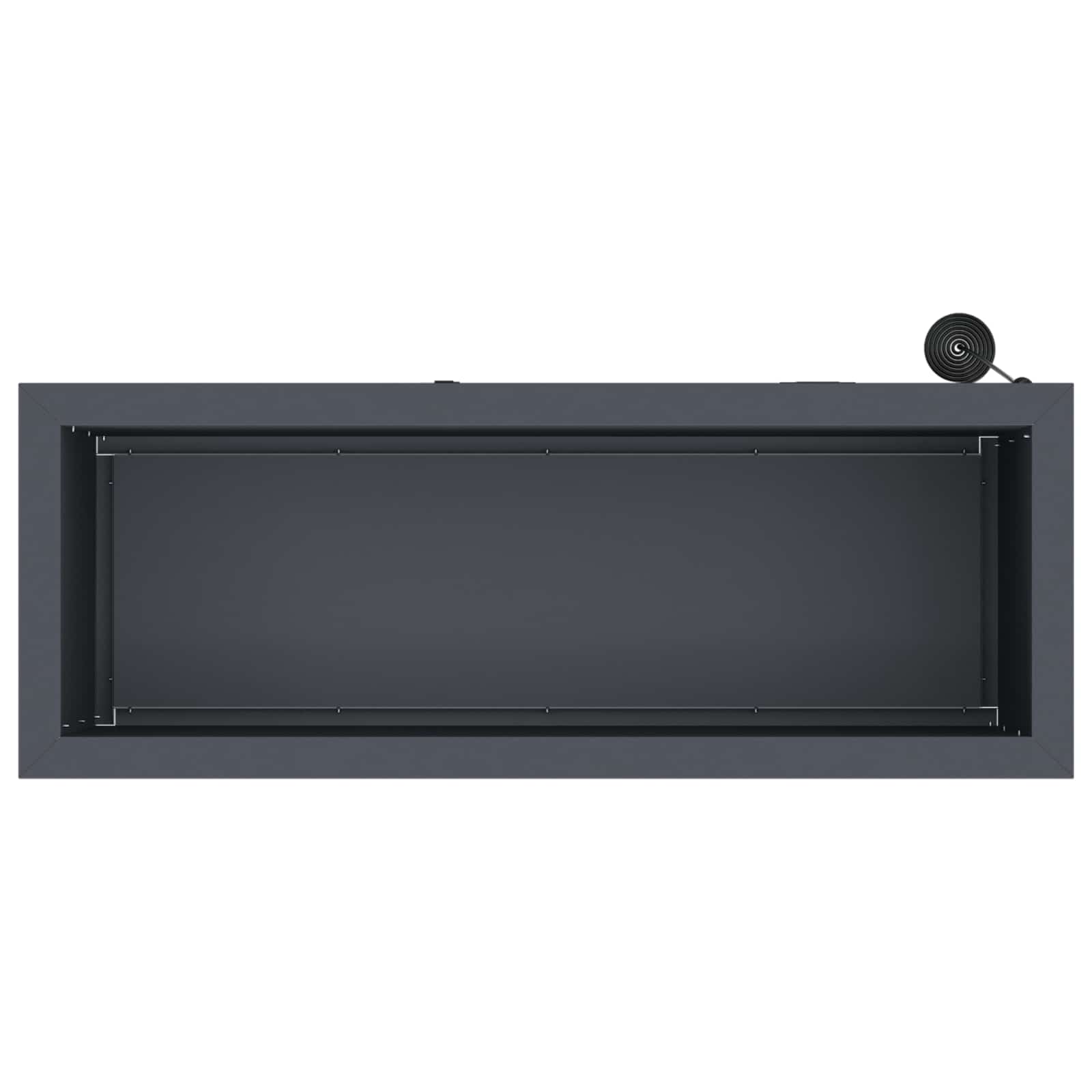 Plantenbak met led Antraciet 30 x 80 x 30 cm Staal image 9