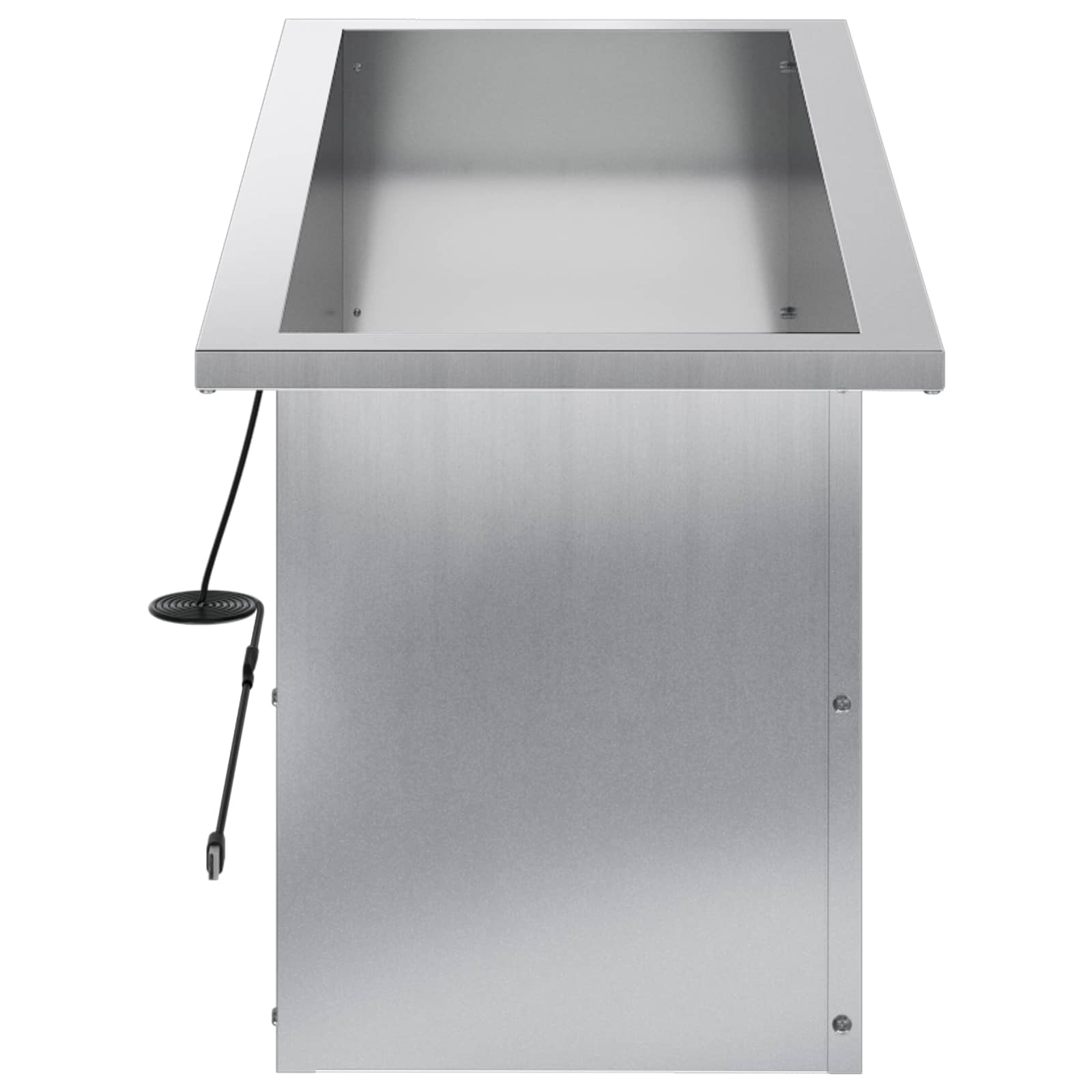 Plantenbak met led zilver 30 x 80 x 30 cm Gegalvaniseerd staal image 6