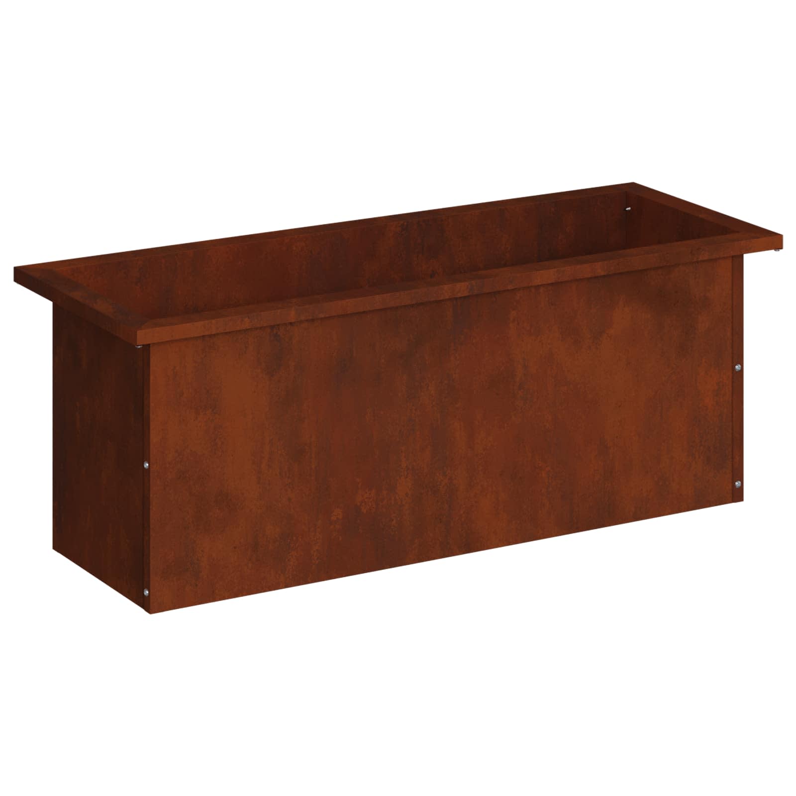 Plantenbak met led Roestkleurig 30 x 80 x 30 cm weervast staal image 4