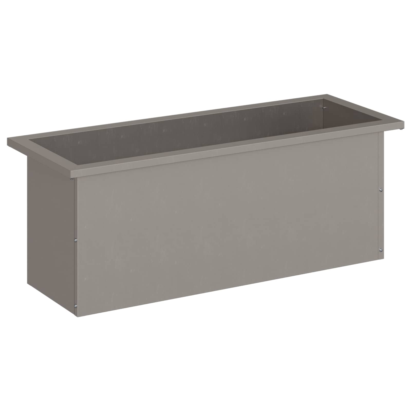 Plantenbak met led Roestkleurig 30 x 80 x 30 cm weervast staal image 5