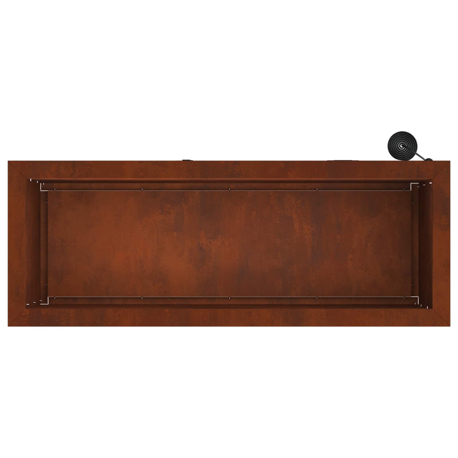 Plantenbak met led Roestkleurig 30 x 80 x 30 cm weervast staal image 9