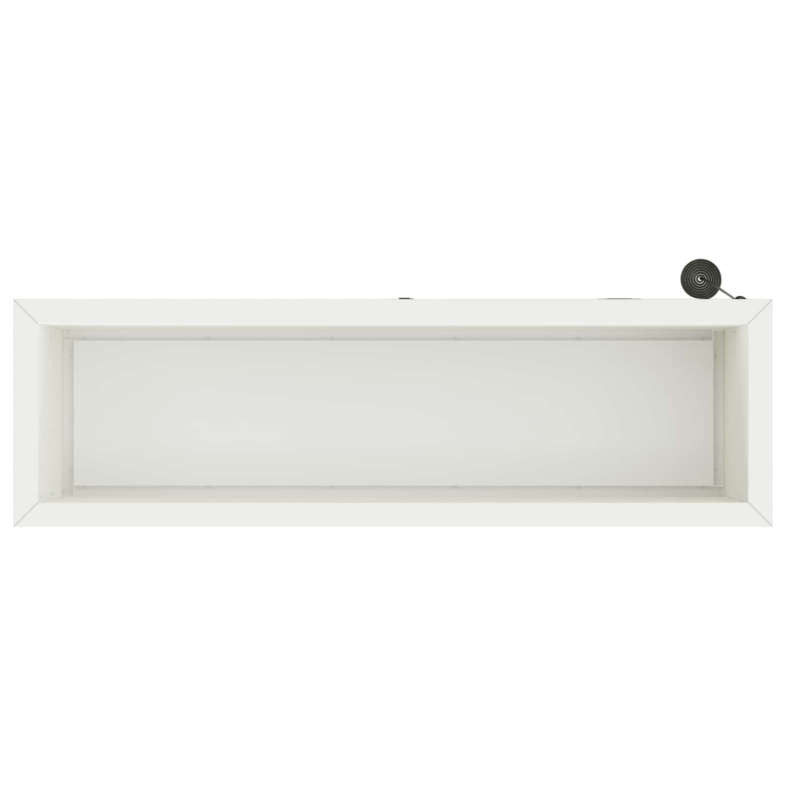 Plantenbak met led Wit 30 x 100 x 30 cm Staal image 8