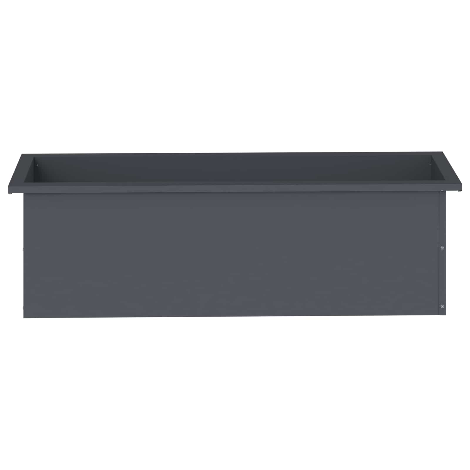 Plantenbak met led 2 st Antraciet 30 x 100 x 30 cm Staal image 5