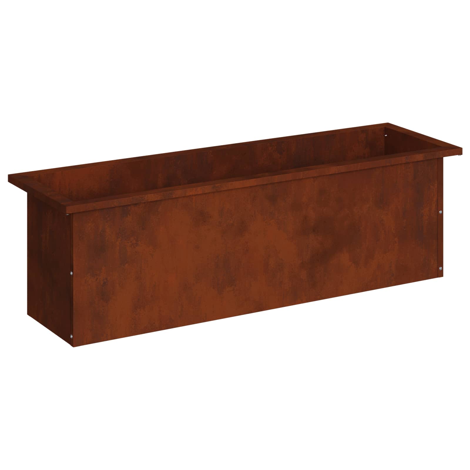 Plantenbak met led Roestkleurig 30 x 100 x 30 cm weervast staal image 4