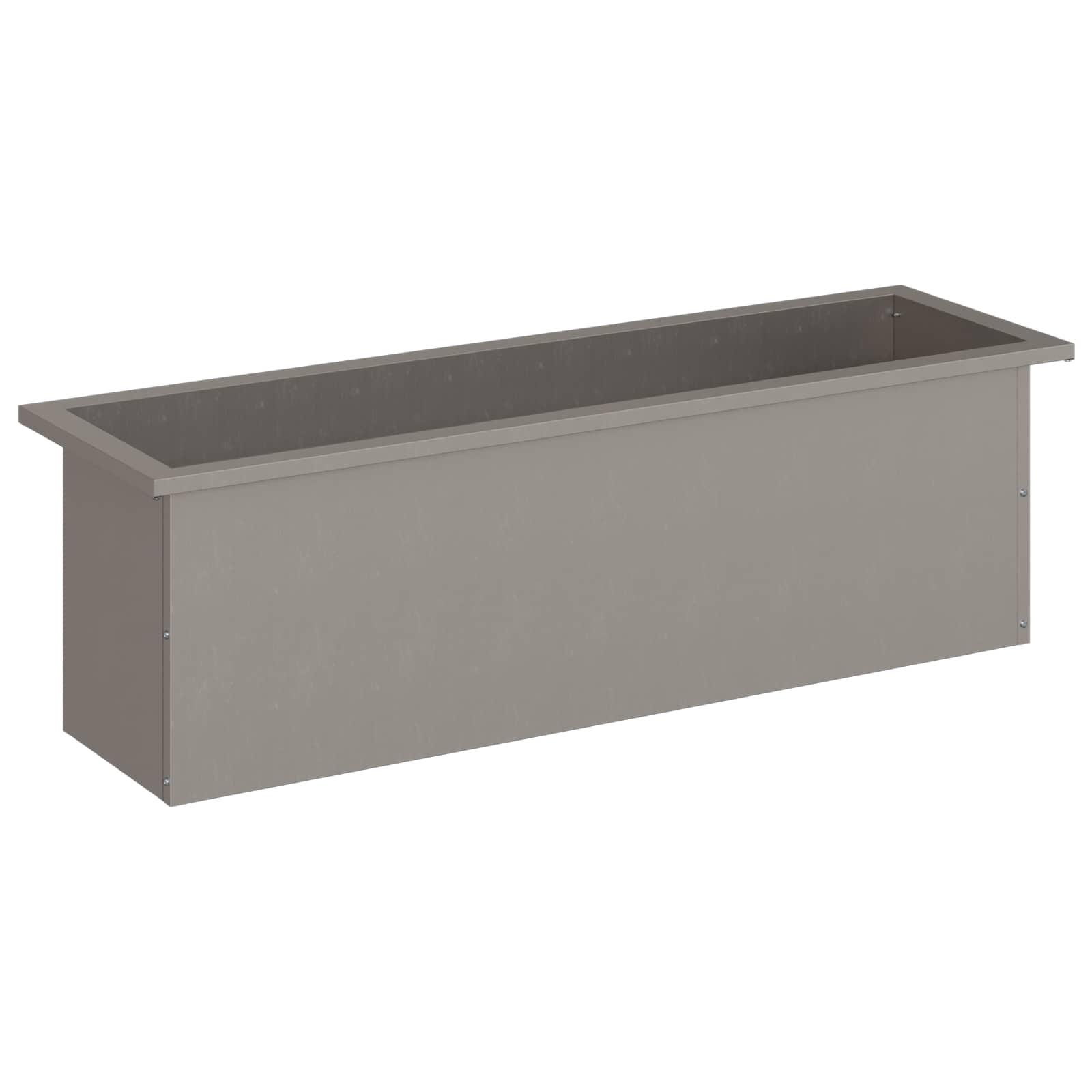 Plantenbak met led Roestkleurig 30 x 100 x 30 cm weervast staal image 5