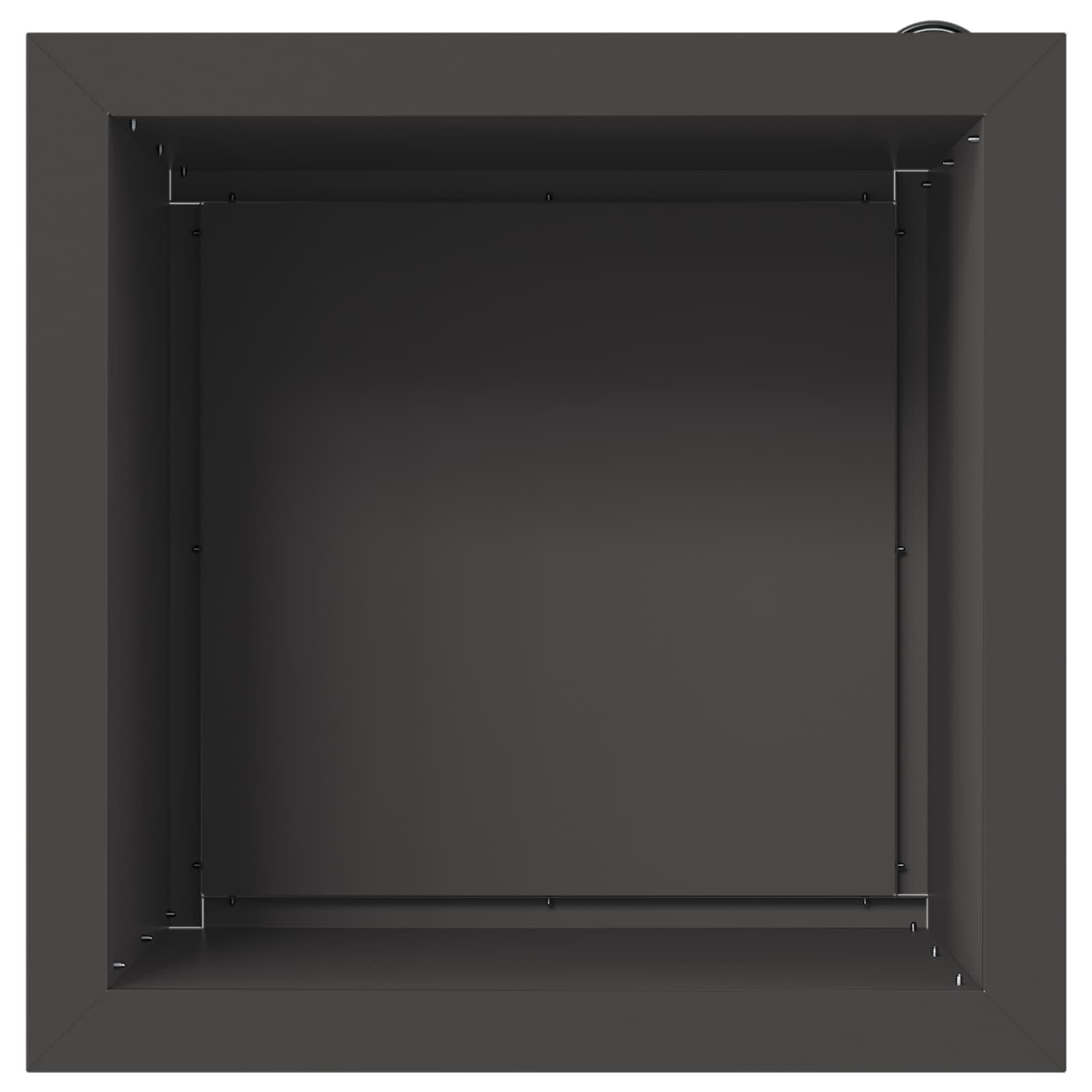 Plantenbak met led Zwart 40 x 40 x 40 cm Staal image 7