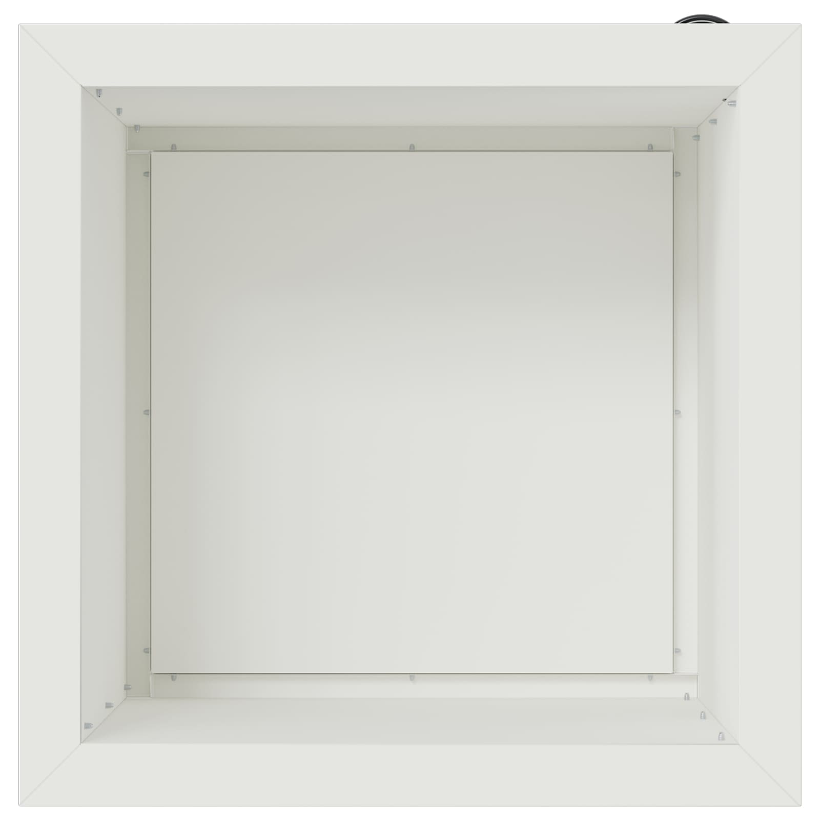 Plantenbak met led 2 st Wit 40 x 40 x 40 cm Staal image 7
