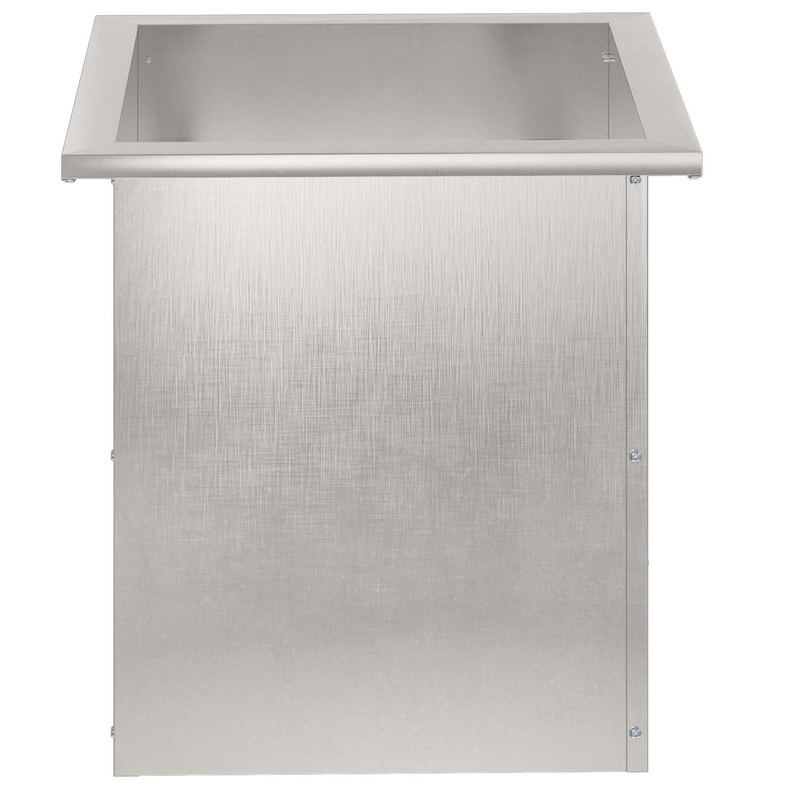 Plantenbak met led zilver 40 x 40 x 40 cm Roestvrij staal image 5