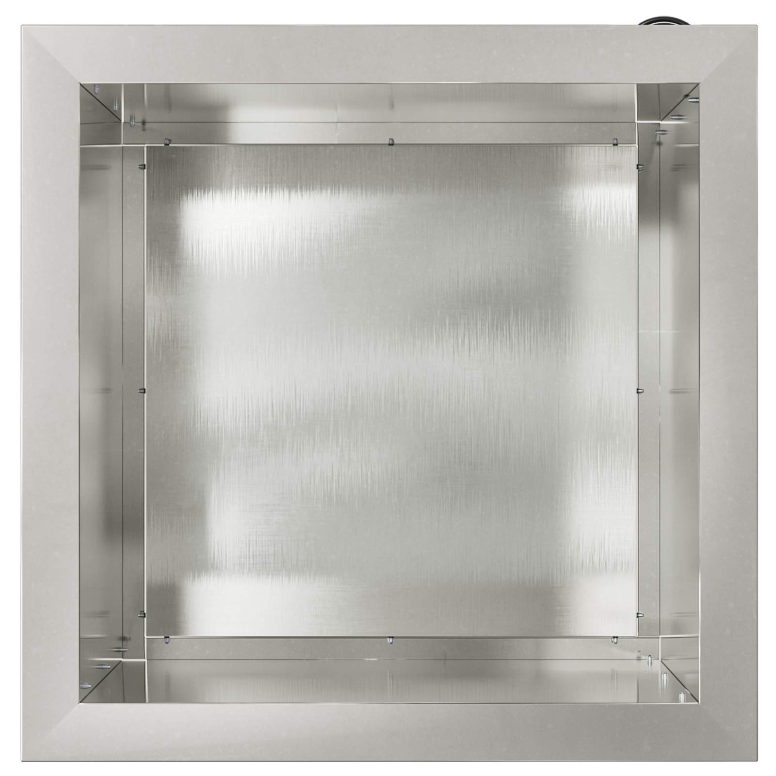 Plantenbak met led zilver 40 x 40 x 40 cm Roestvrij staal image 7