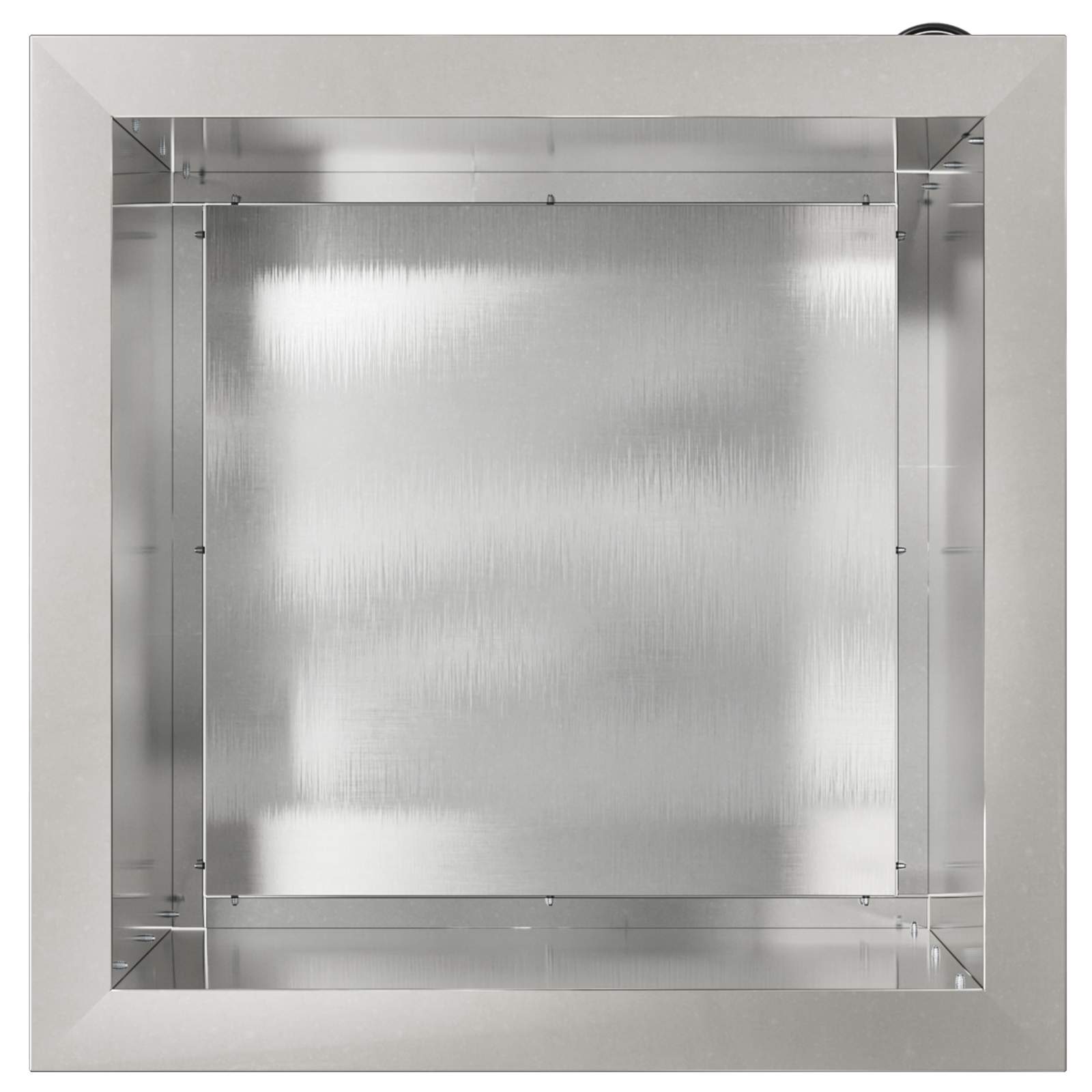 Plantenbak met led 2 st zilver 40 x 40 x 40 cm Roestvrij staal image 7