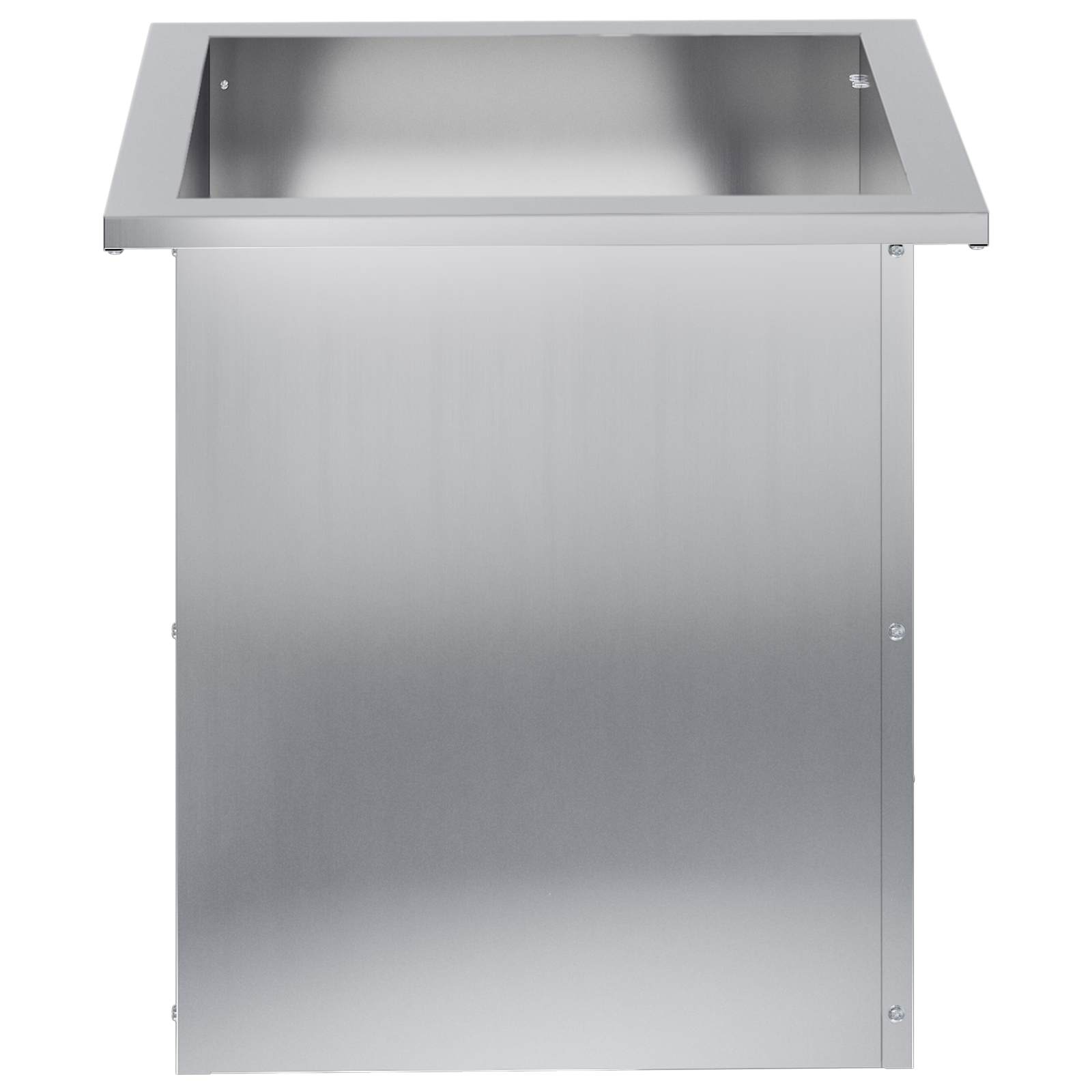 Plantenbak met led zilver 40 x 40 x 40 cm Gegalvaniseerd staal image 5