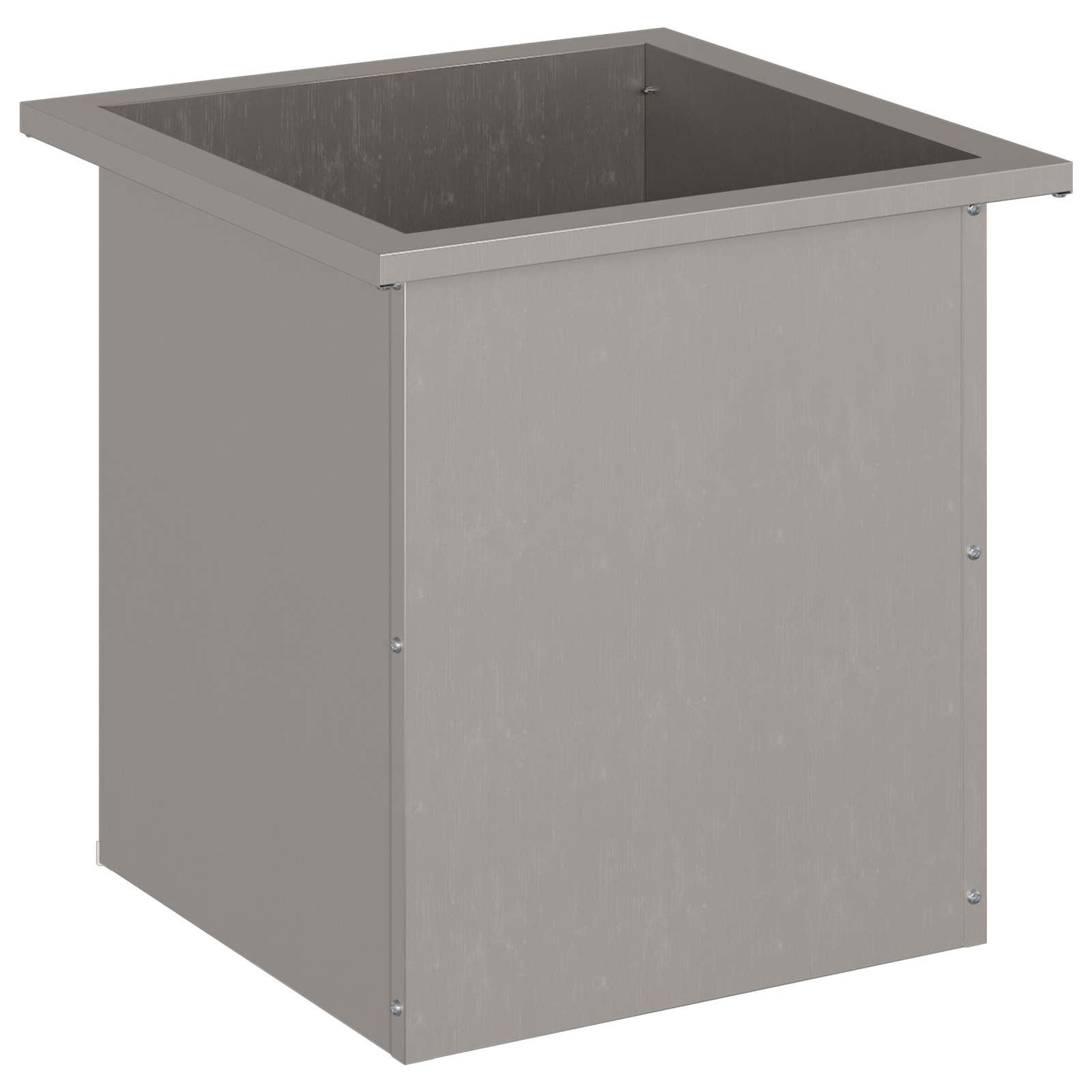 Plantenbak met led Roestkleurig 40 x 40 x 40 cm weervast staal image 5