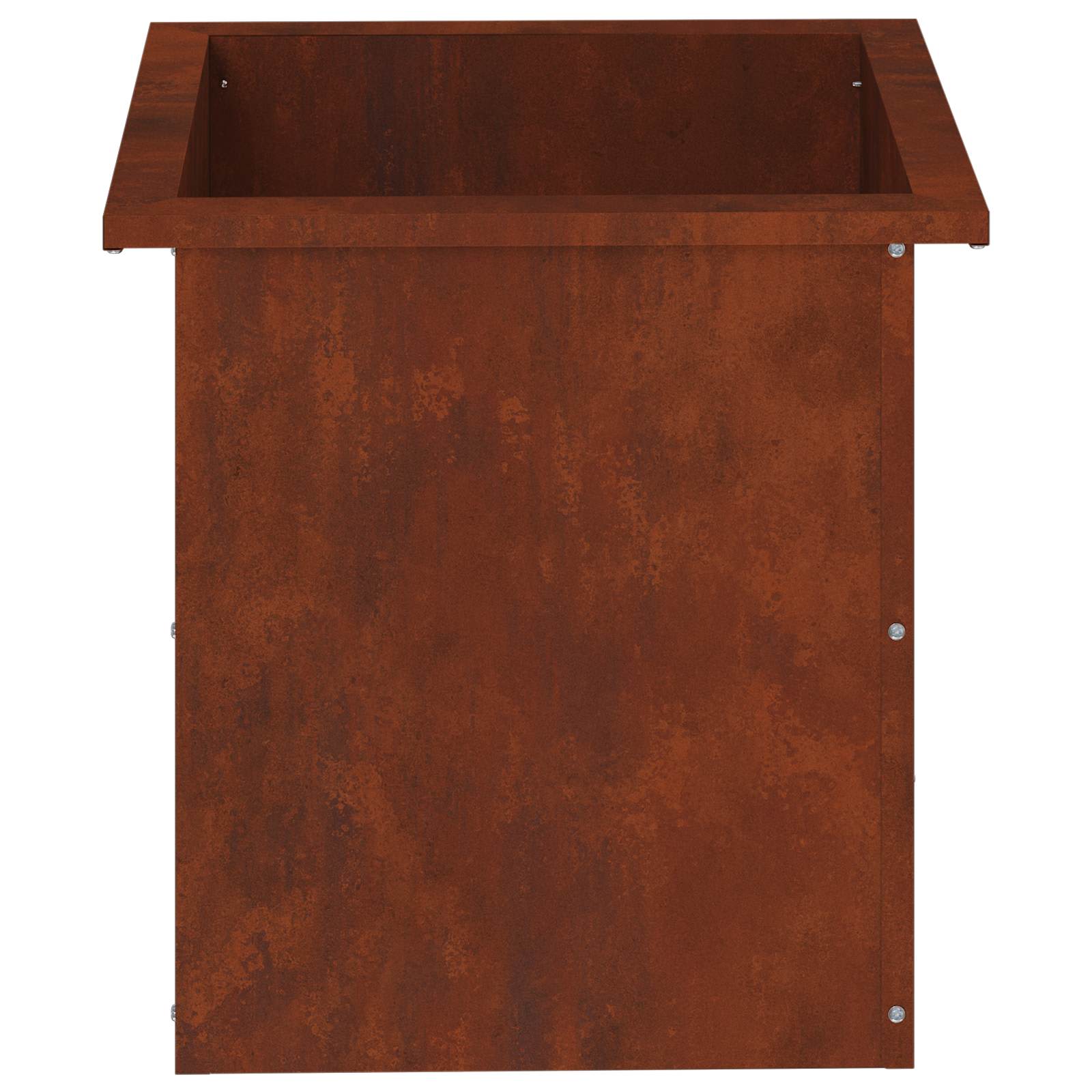 Plantenbak met led Roestkleurig 40 x 40 x 40 cm weervast staal image 6