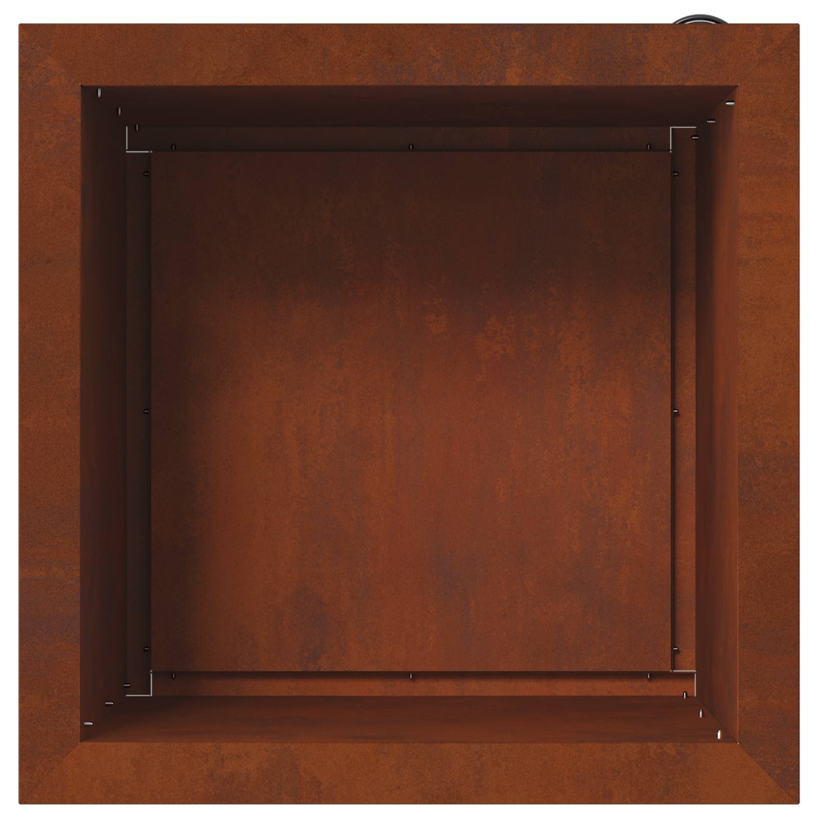 Plantenbak met led Roestkleurig 40 x 40 x 40 cm weervast staal image 8