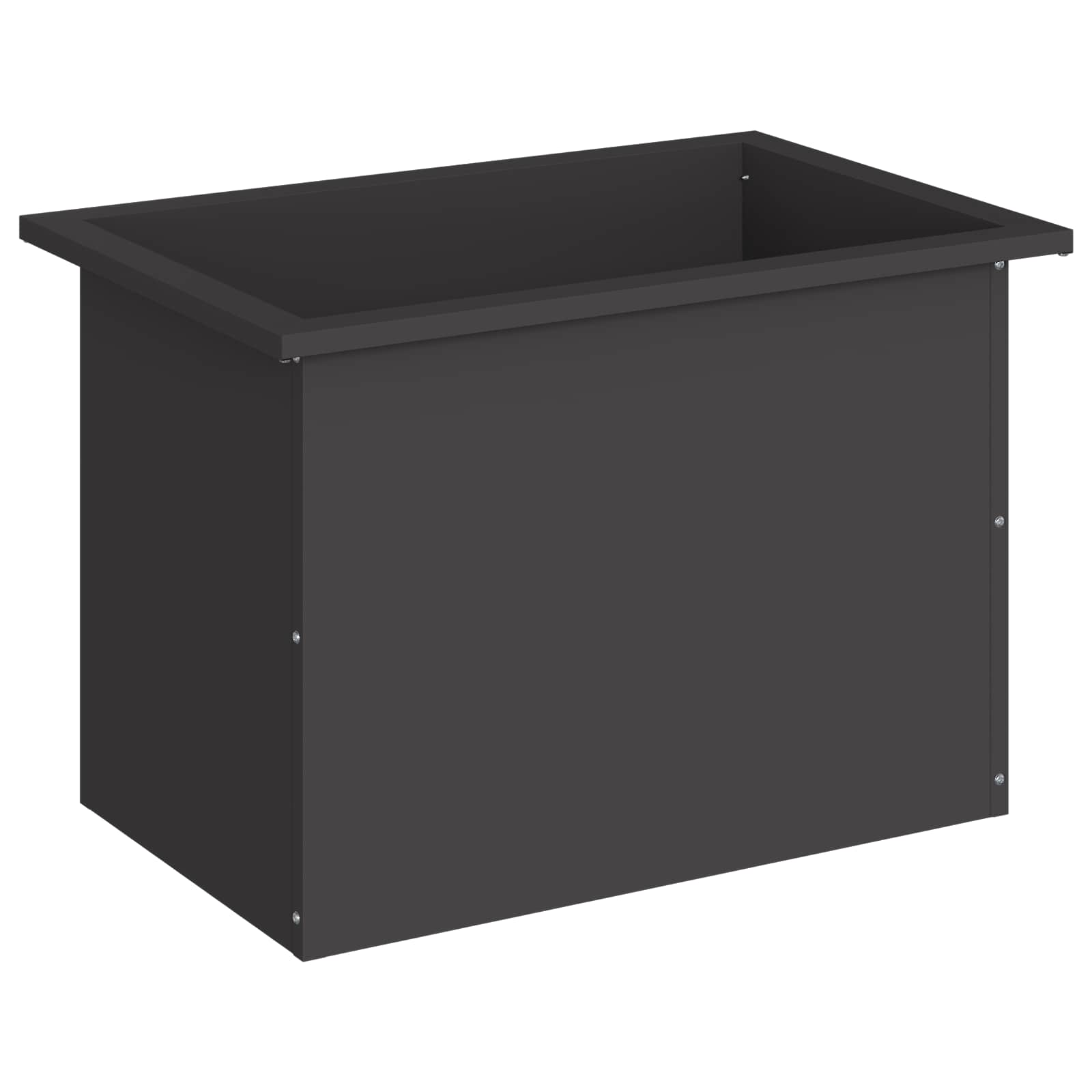 Plantenbak met led Zwart 40 x 60 x 40 cm Staal image 4