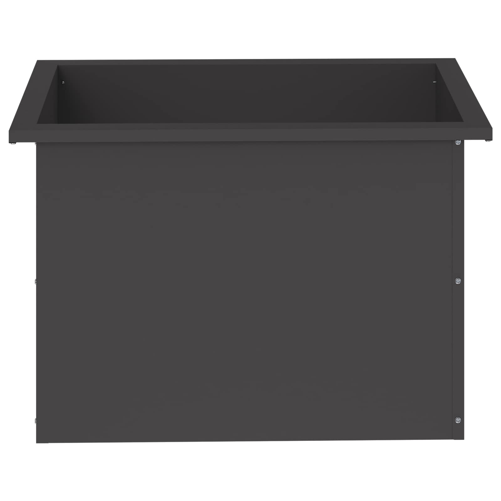 Plantenbak met led 2 st Zwart 40 x 60 x 40 cm Staal image 5