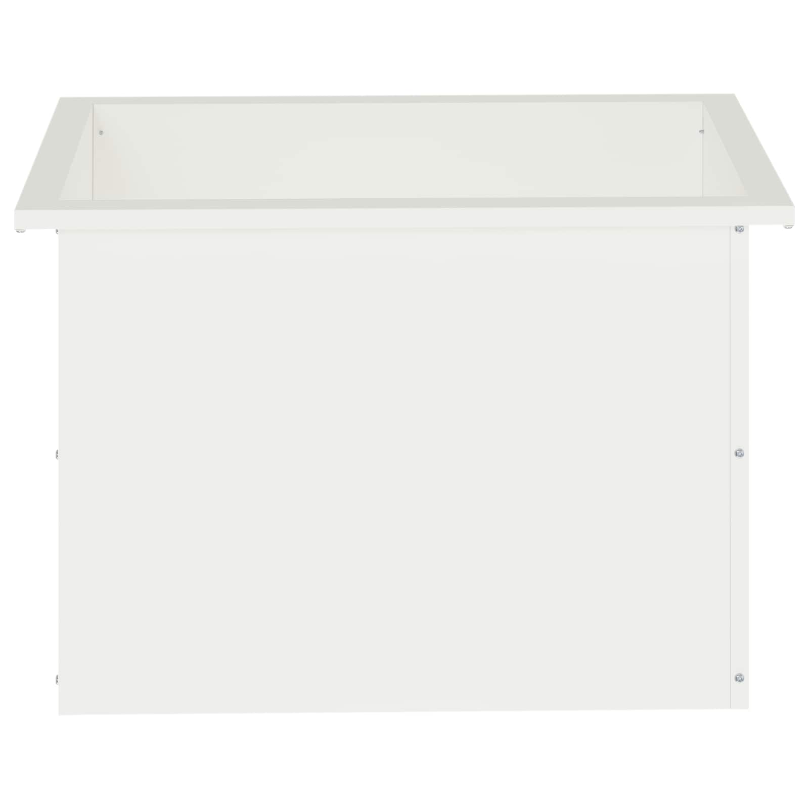 Plantenbak met led Wit 40 x 60 x 40 cm Staal image 5