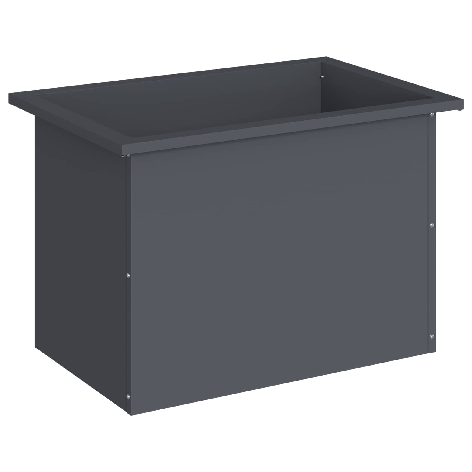 Plantenbak met led Antraciet 40 x 60 x 40 cm Staal image 4