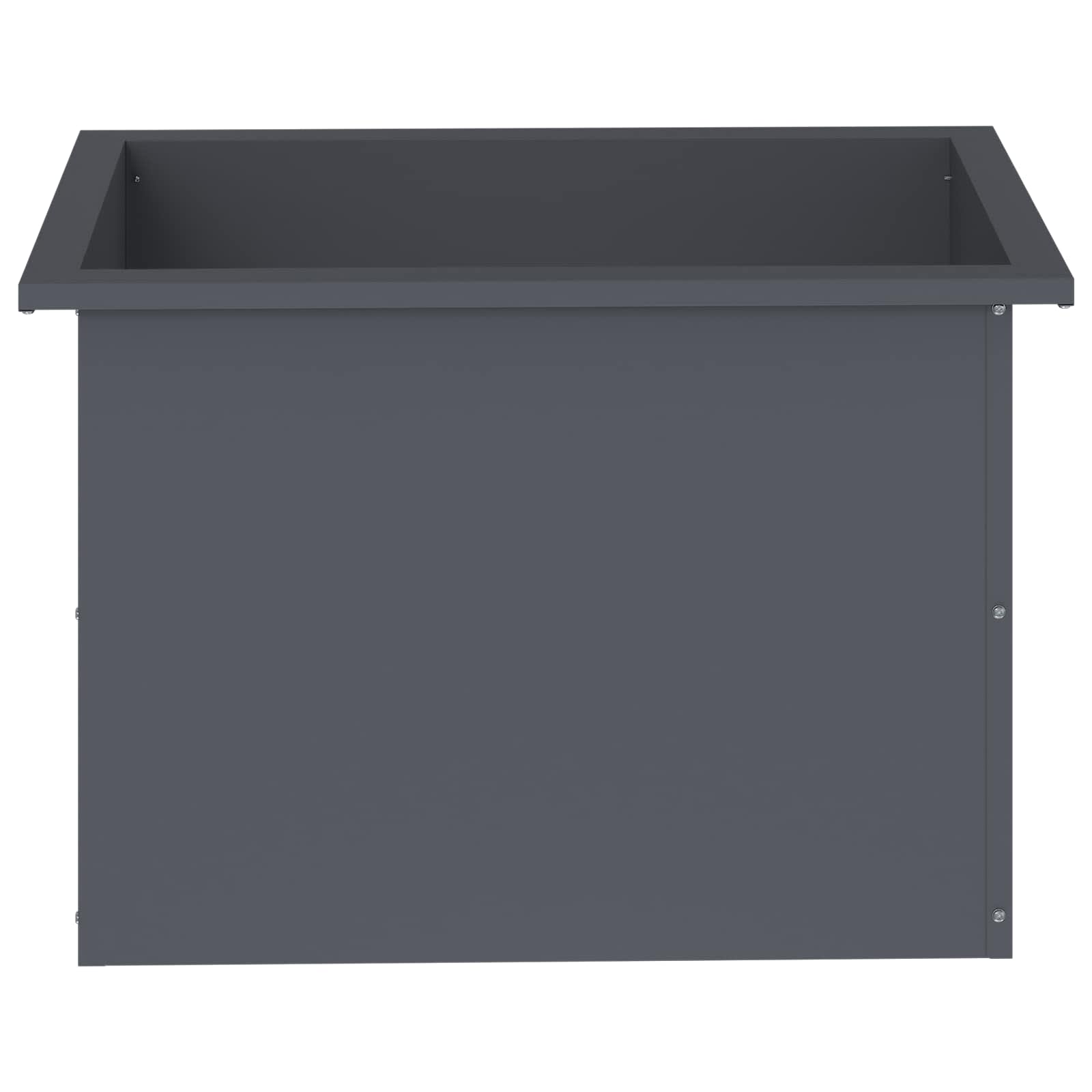 Plantenbak met led Antraciet 40 x 60 x 40 cm Staal image 5