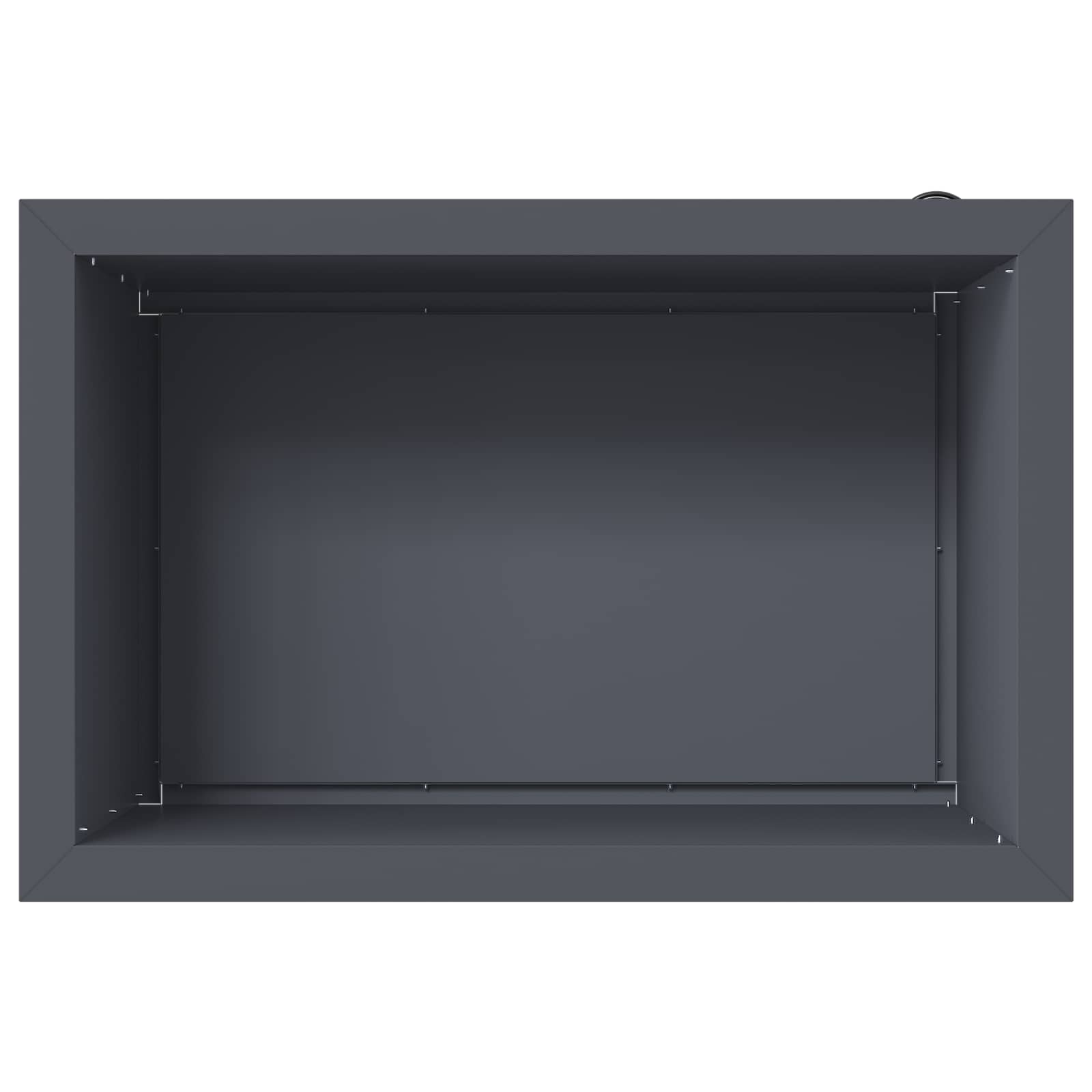 Plantenbak met led Antraciet 40 x 60 x 40 cm Staal image 7