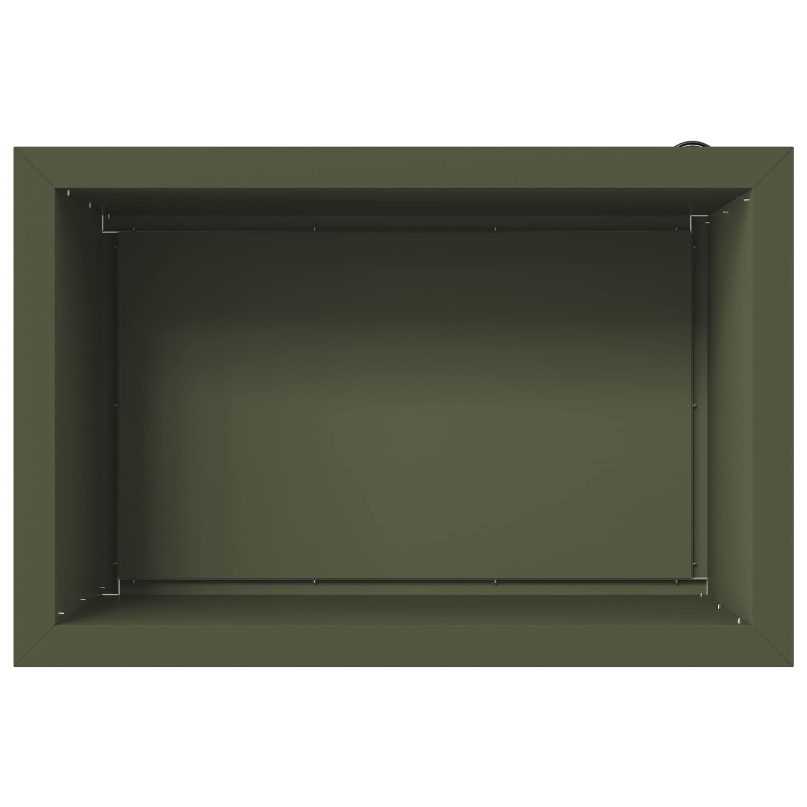 Plantenbak met led 2 st Olijfgroen 40 x 60 x 40 cm Staal image 7
