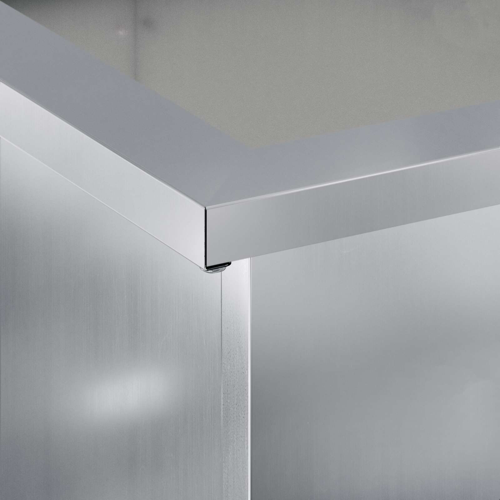 Plantenbak met led zilver 40 x 60 x 40 cm Gegalvaniseerd staal image 8