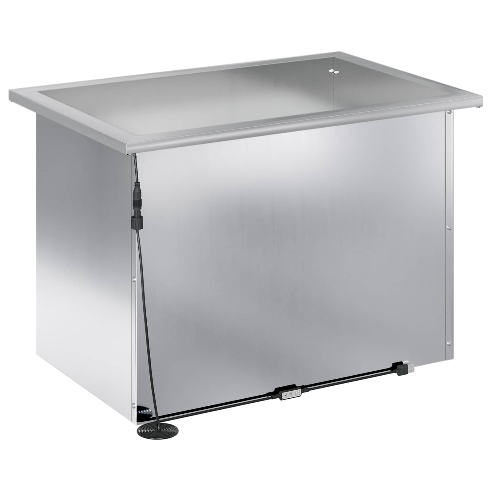 Plantenbak met led zilver 40 x 60 x 40 cm Gegalvaniseerd staal image 6