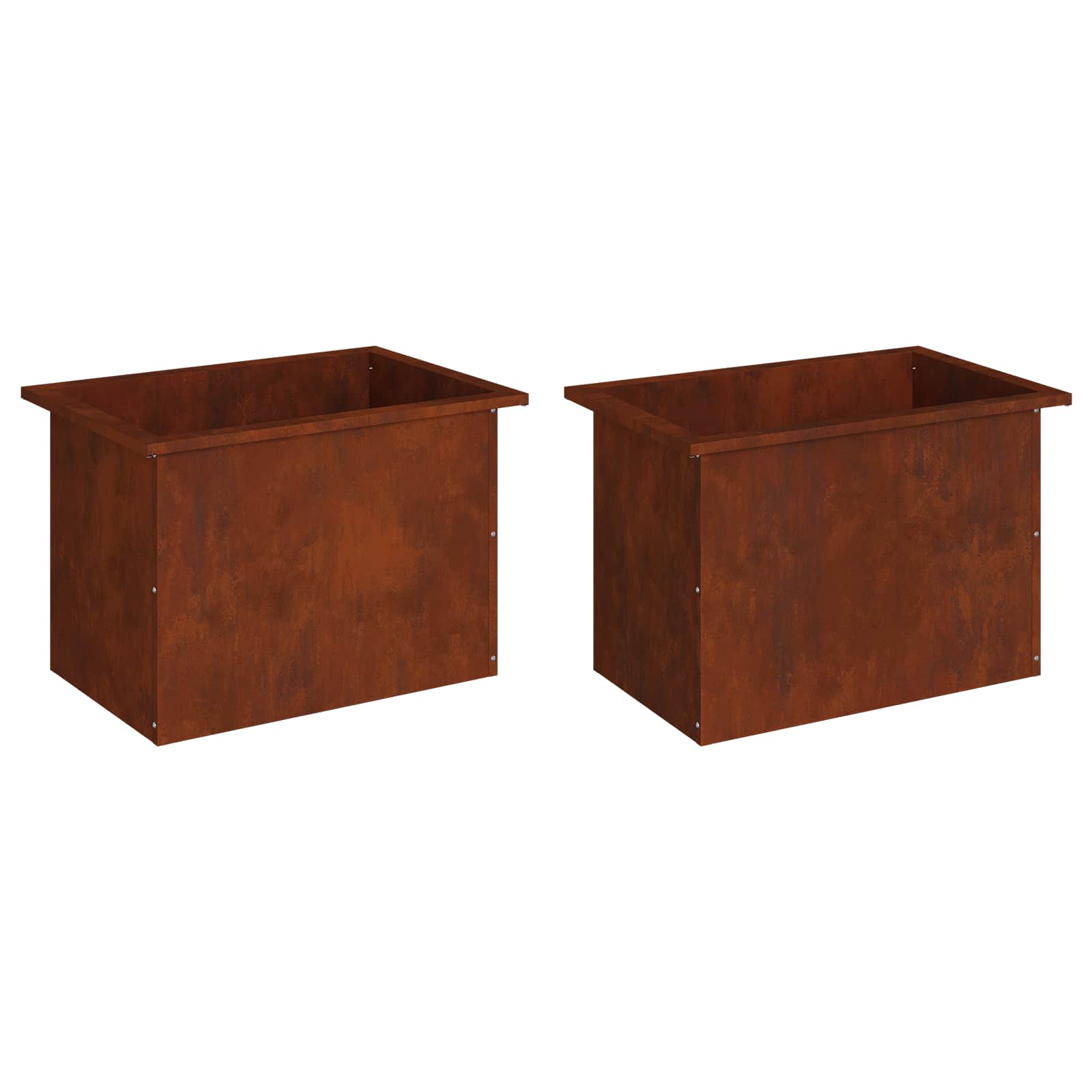 Plantenbak met led 2 st Roestkleurig 40 x 60 x 40 cm image 4