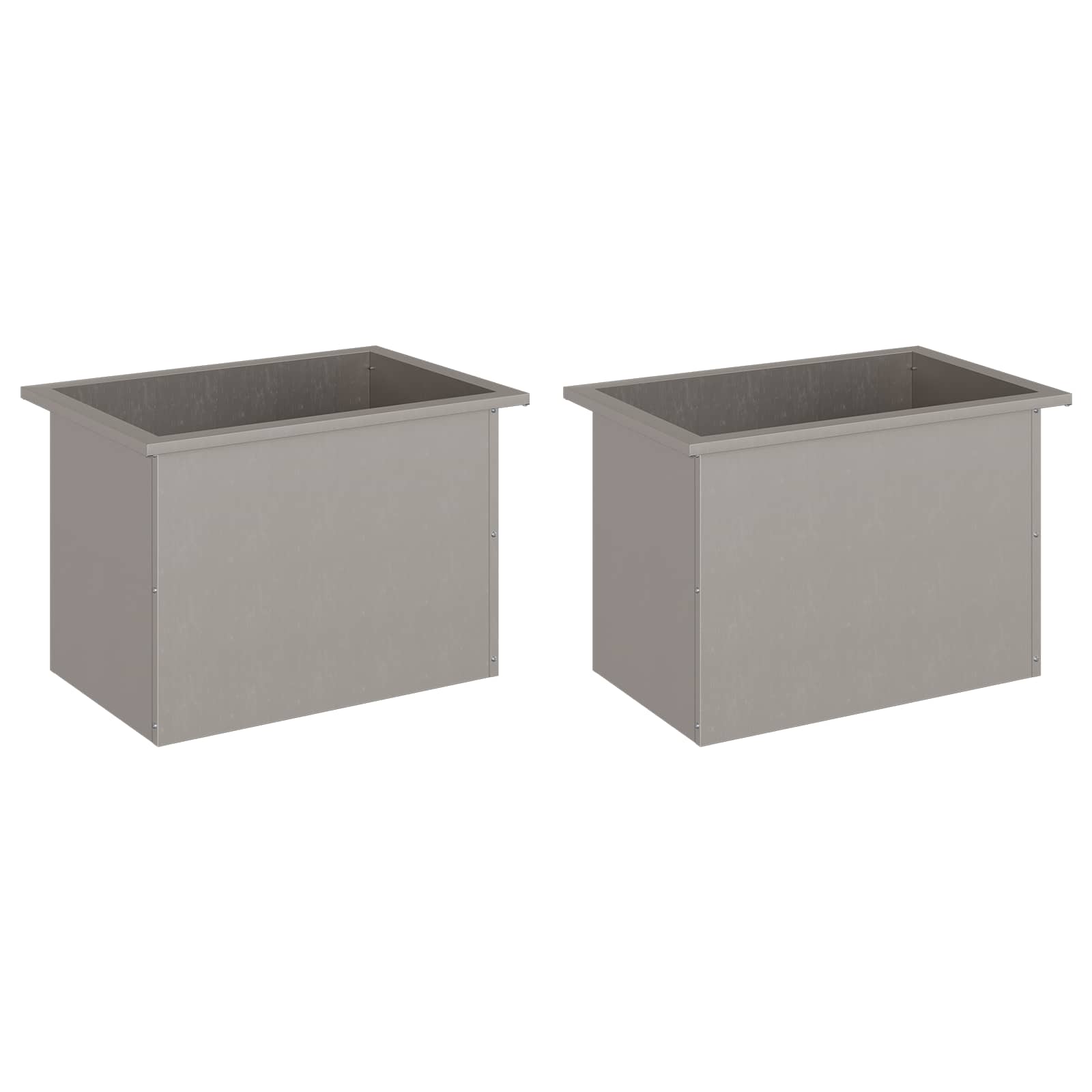 Plantenbak met led 2 st Roestkleurig 40 x 60 x 40 cm image 5