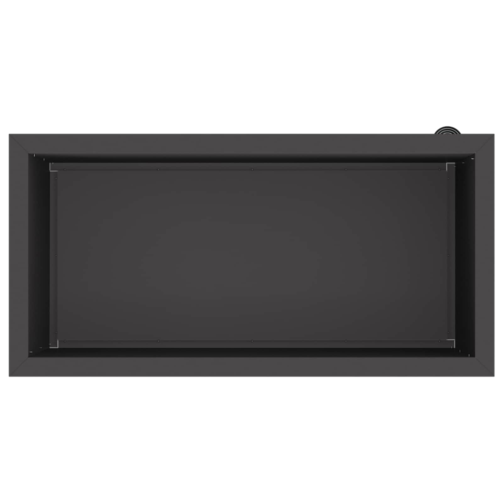 Plantenbak met led Zwart 40 x 80 x 40 cm Staal image 8