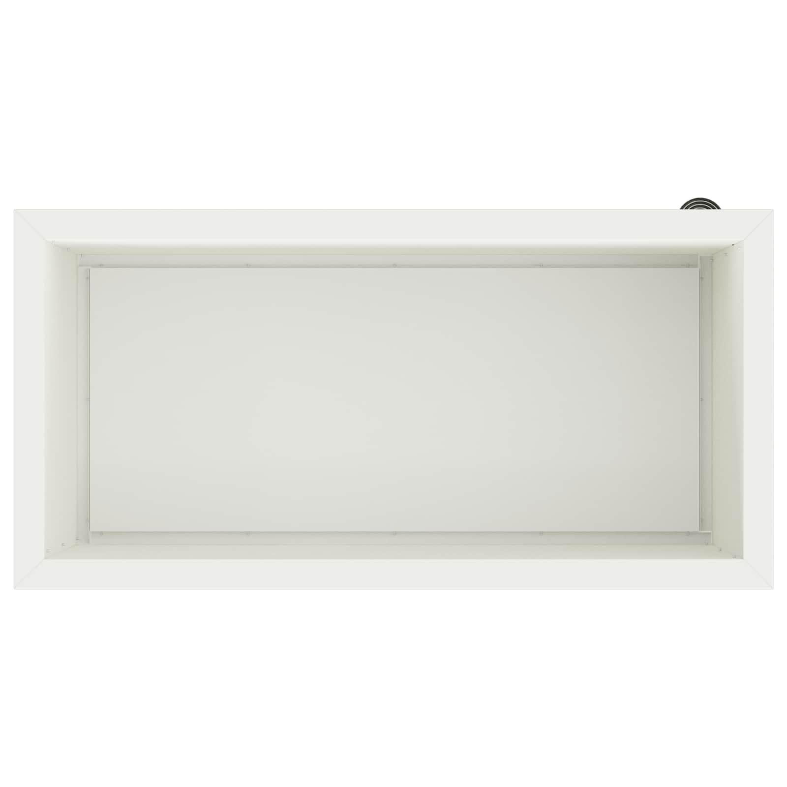 Plantenbak met led 2 st Wit 40 x 80 x 40 cm Staal image 8