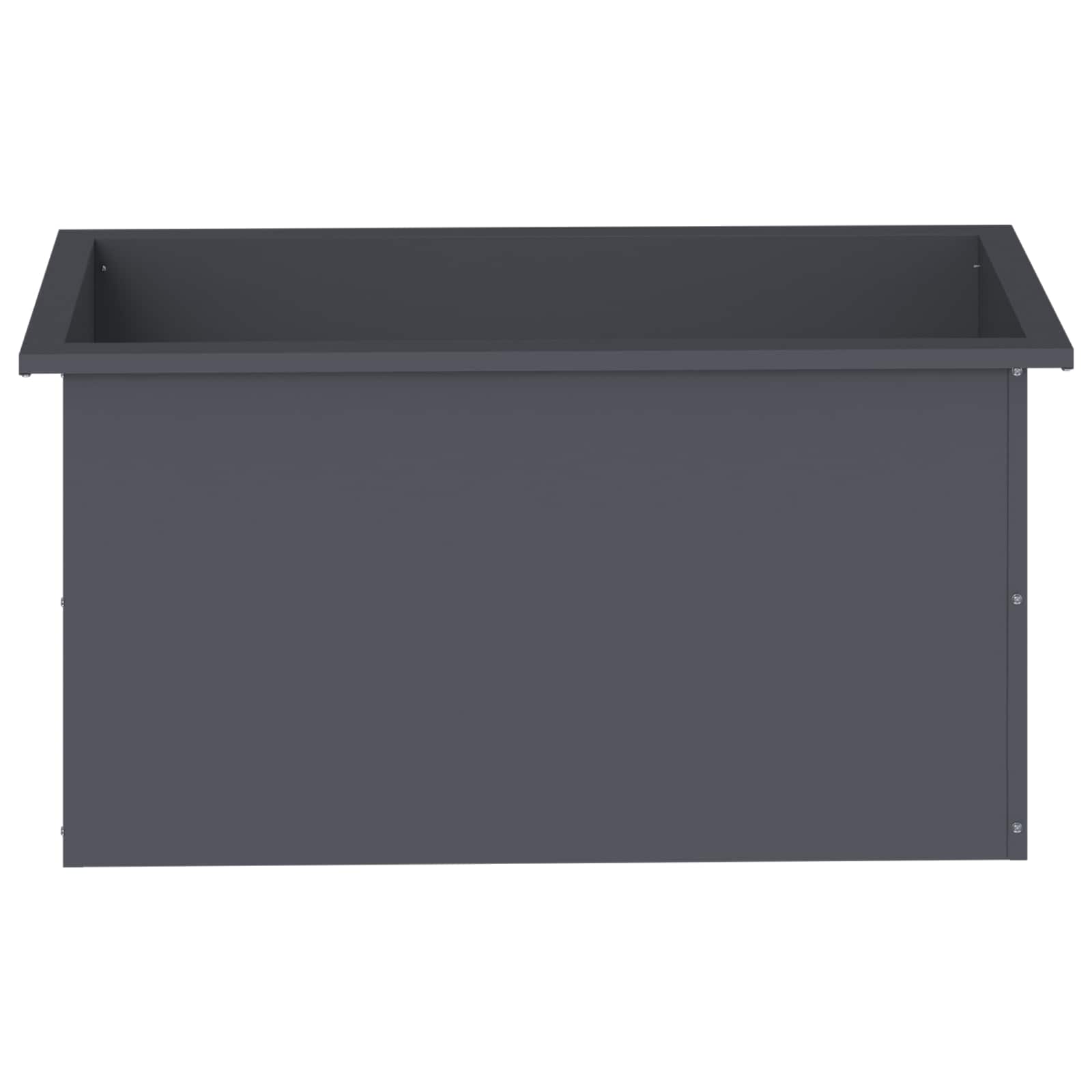 Plantenbak met led 2 st Antraciet 40 x 80 x 40 cm Staal image 5