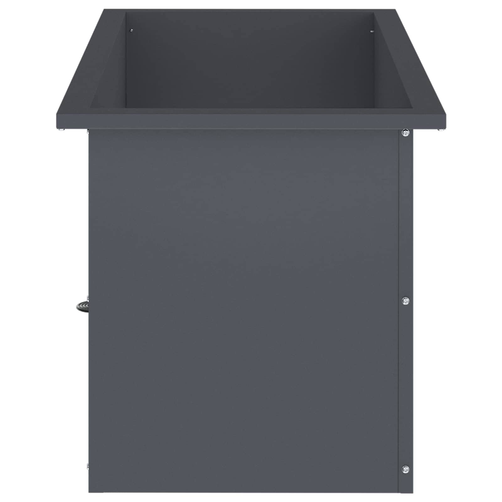 Plantenbak met led 2 st Antraciet 40 x 80 x 40 cm Staal image 6