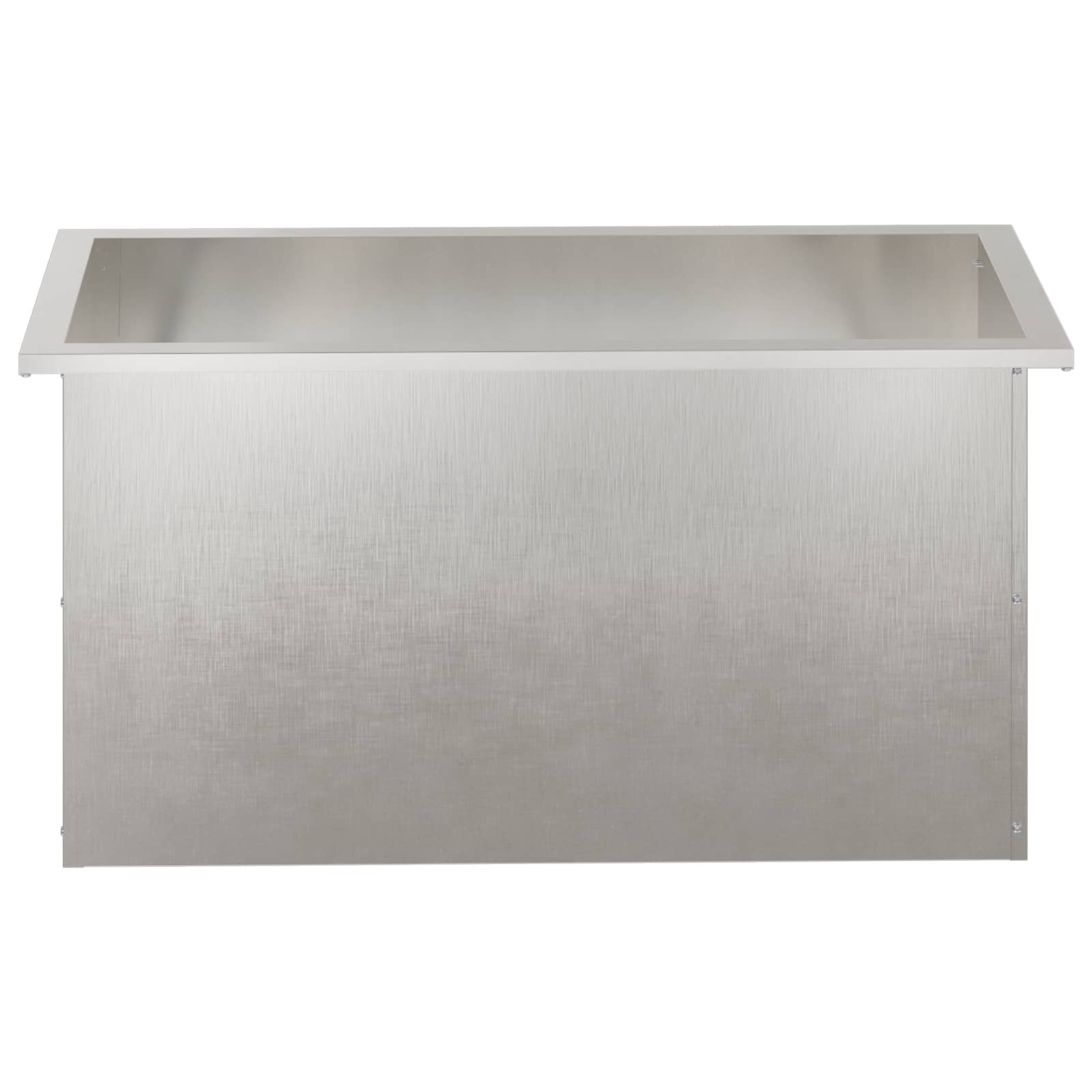 Plantenbak met led zilver 40 x 80 x 40 cm Roestvrij staal image 5