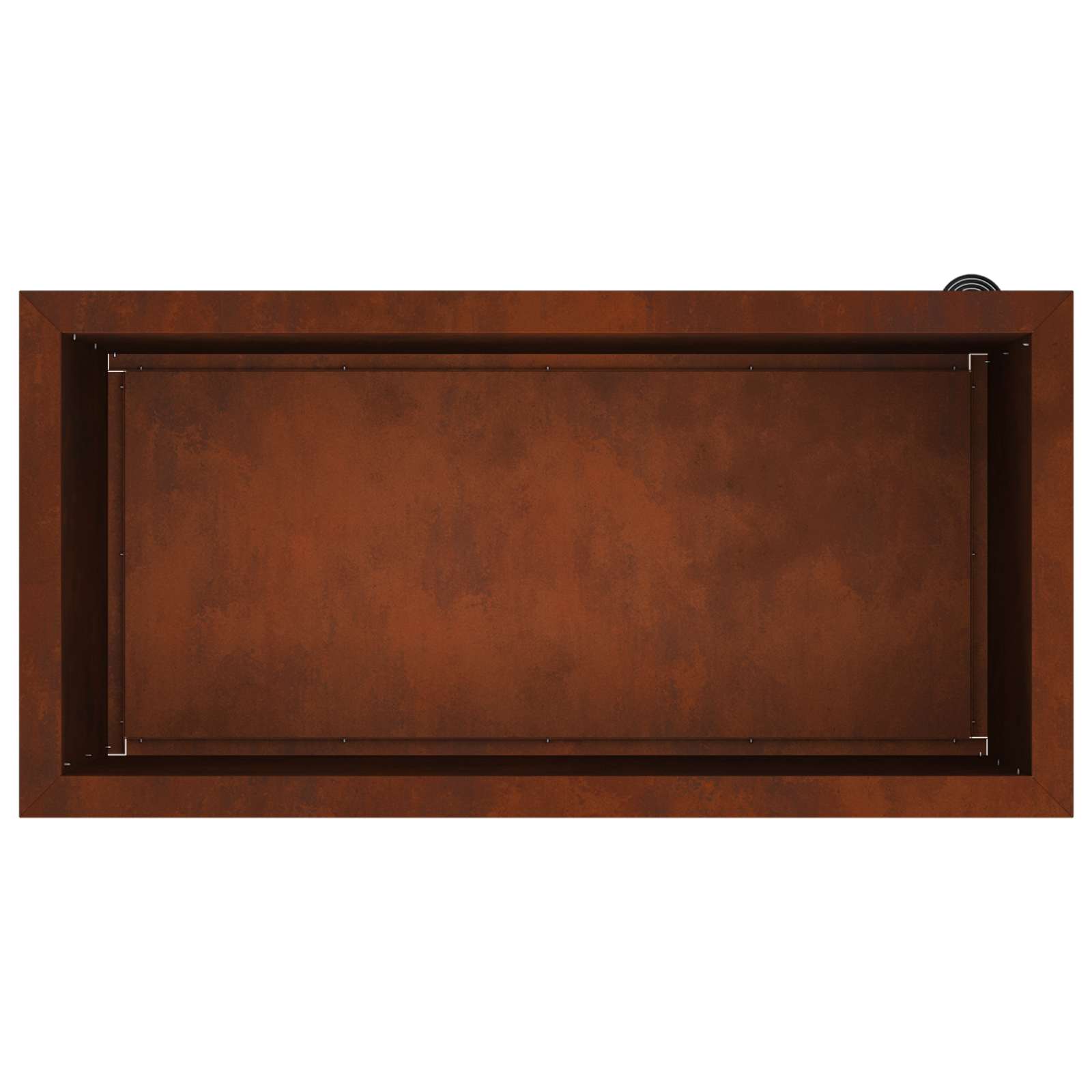Plantenbak met led Roestkleurig 40 x 80 x 40 cm weervast staal image 9