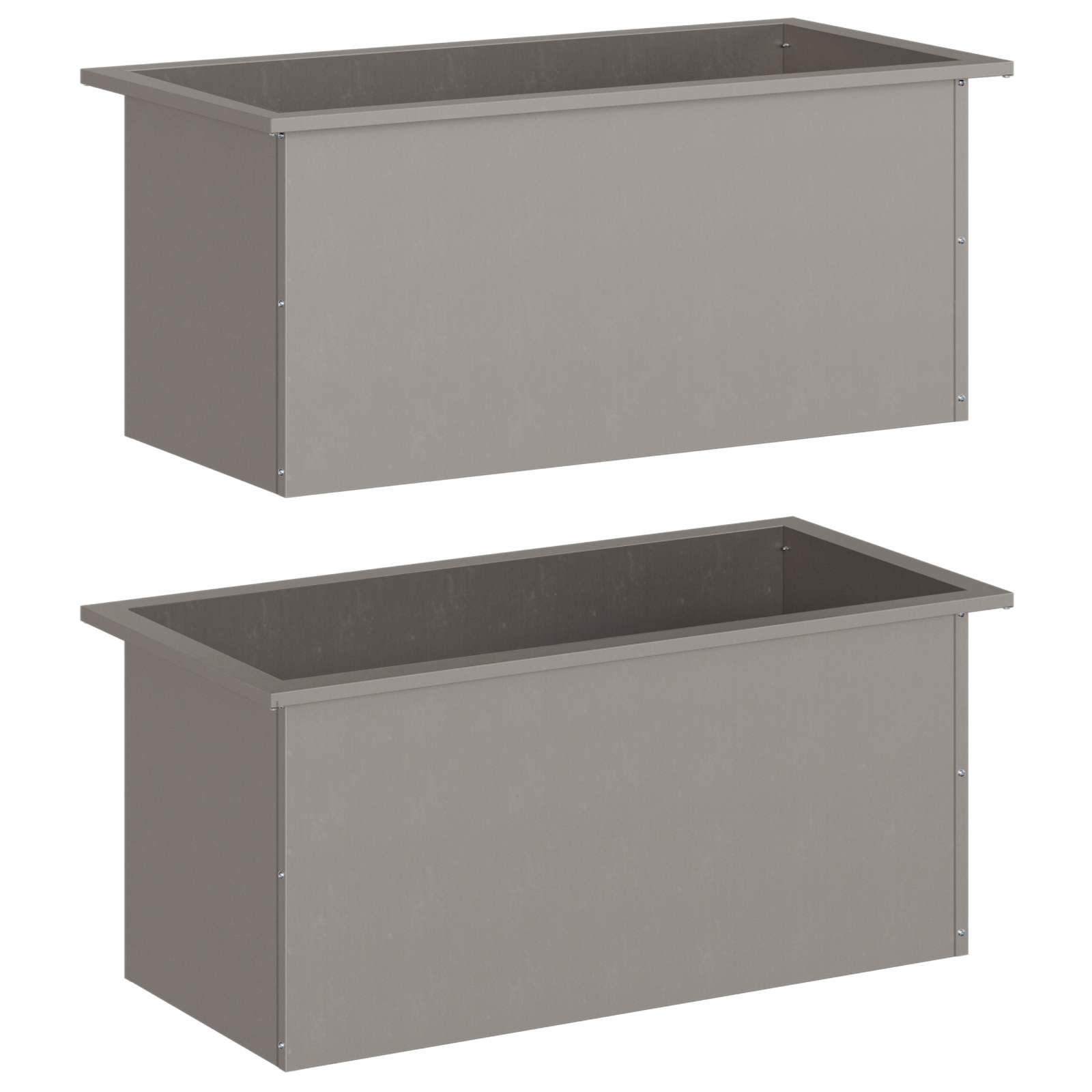 Plantenbak met led 2 st Roestkleurig 40 x 80 x 40 cm image 5