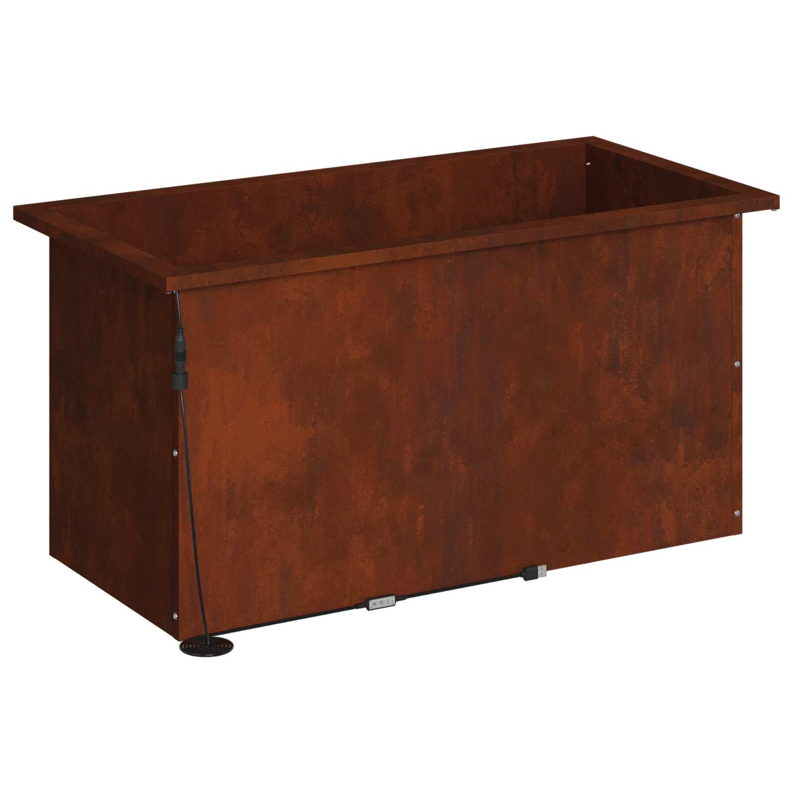 Plantenbak met led 2 st Roestkleurig 40 x 80 x 40 cm image 8