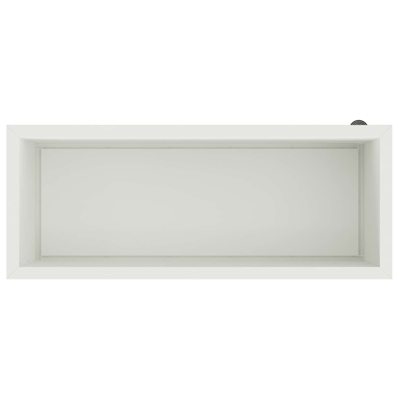 Plantenbak met led 2 st Wit 40 x 100 x 40 cm Staal image 8