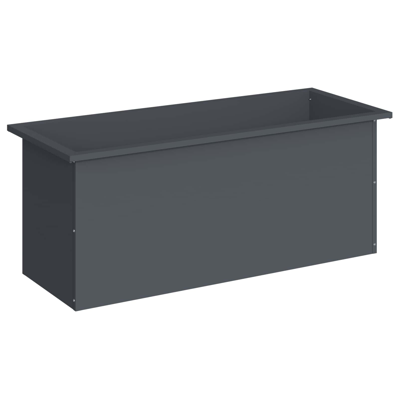 Plantenbak met led Antraciet 40 x 100 x 40 cm Staal image 4