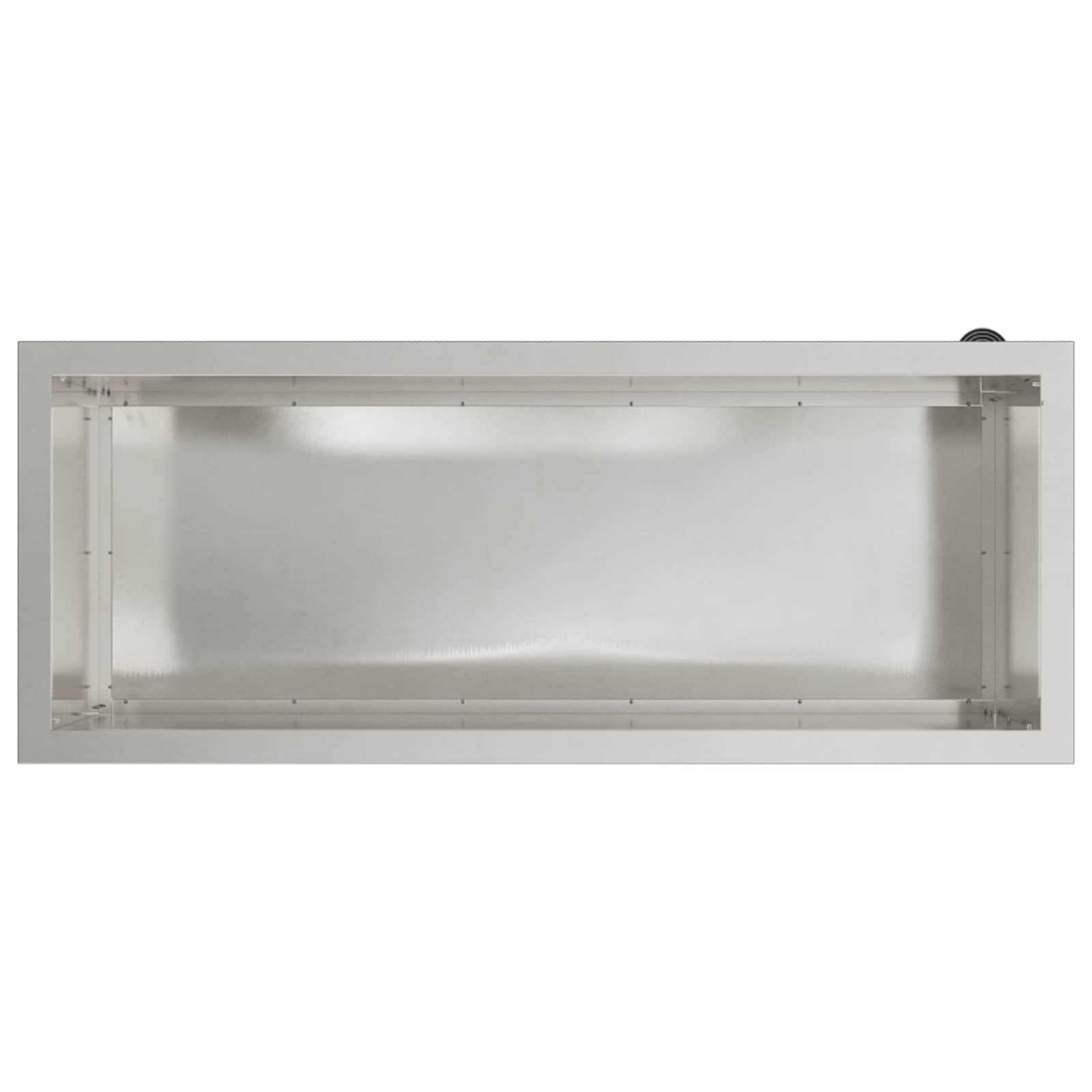 Plantenbak met led zilver 40 x 100 x 40 cm Roestvrij staal image 8