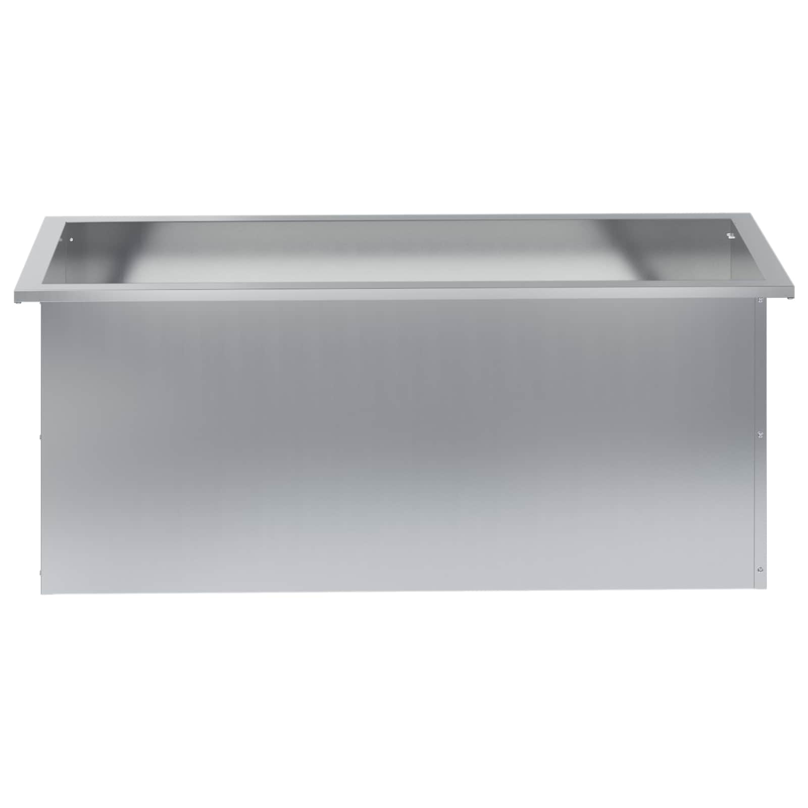 Plantenbak met led 2 st zilver 40 x 100 x 40 cm image 5