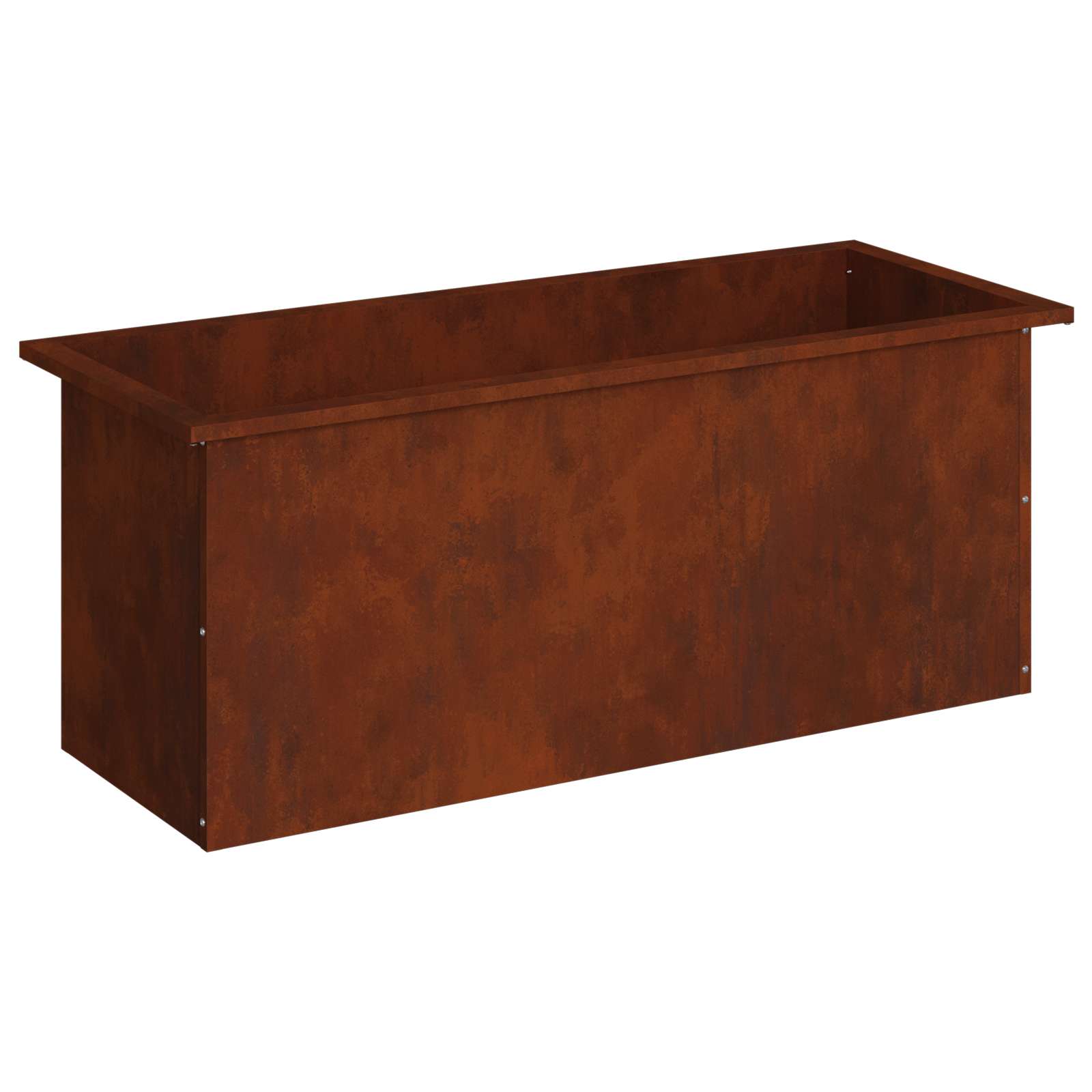 Plantenbak met led Roestkleurig 40 x 100 x 40 cm weervast staal image 4