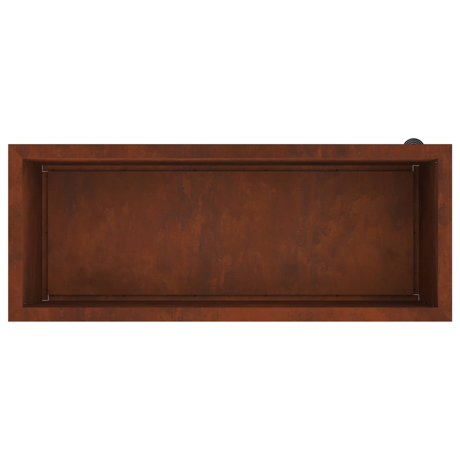 Plantenbak met led 2 st Roestkleurig 40 x 100 x 40 cm image 9