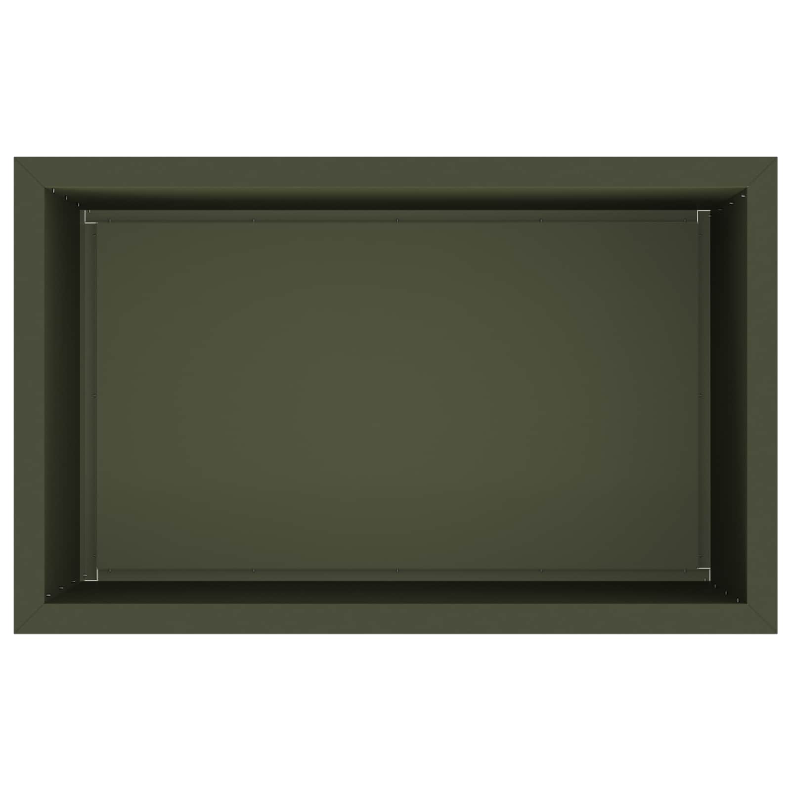 Vrtno korito za rože z LED osvetlitvijo 2 kos Olivno zelena